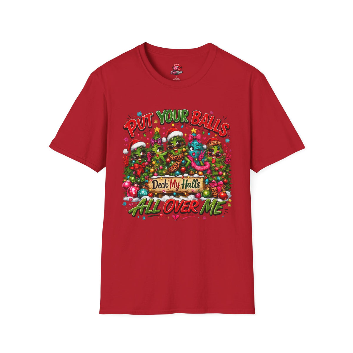 Put Your Balls Christmas Tree T-Shirt