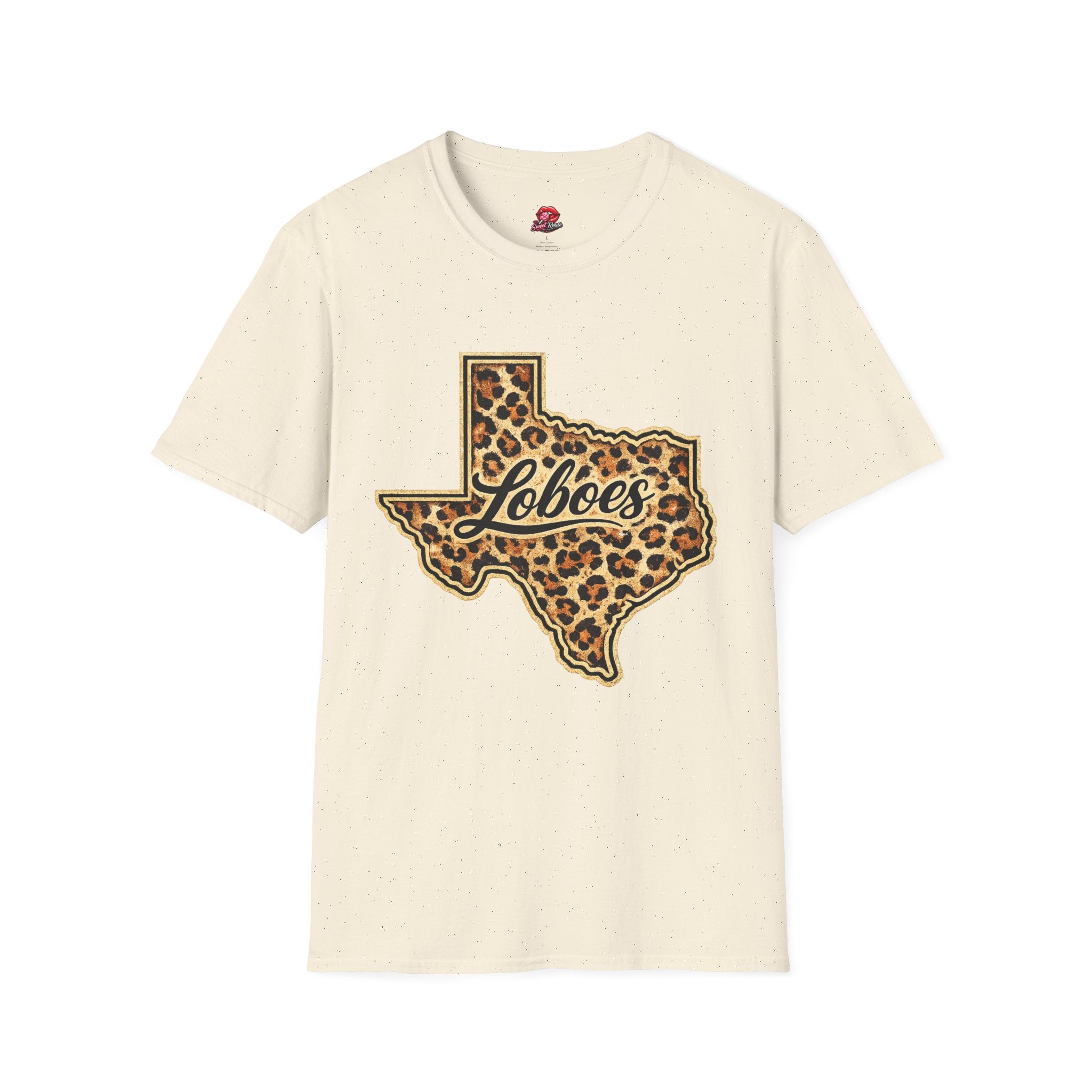 Texas Leopard Print 'Loboes' T-Shirt
