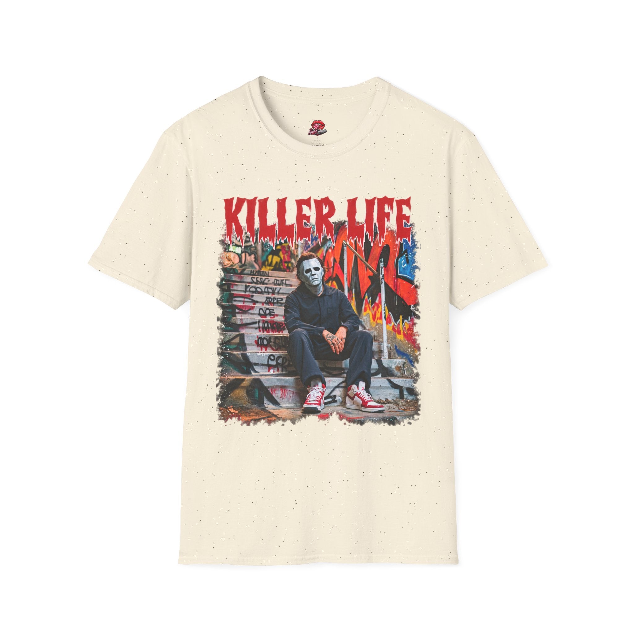 Killer Life Michael Mask Street Art Tee