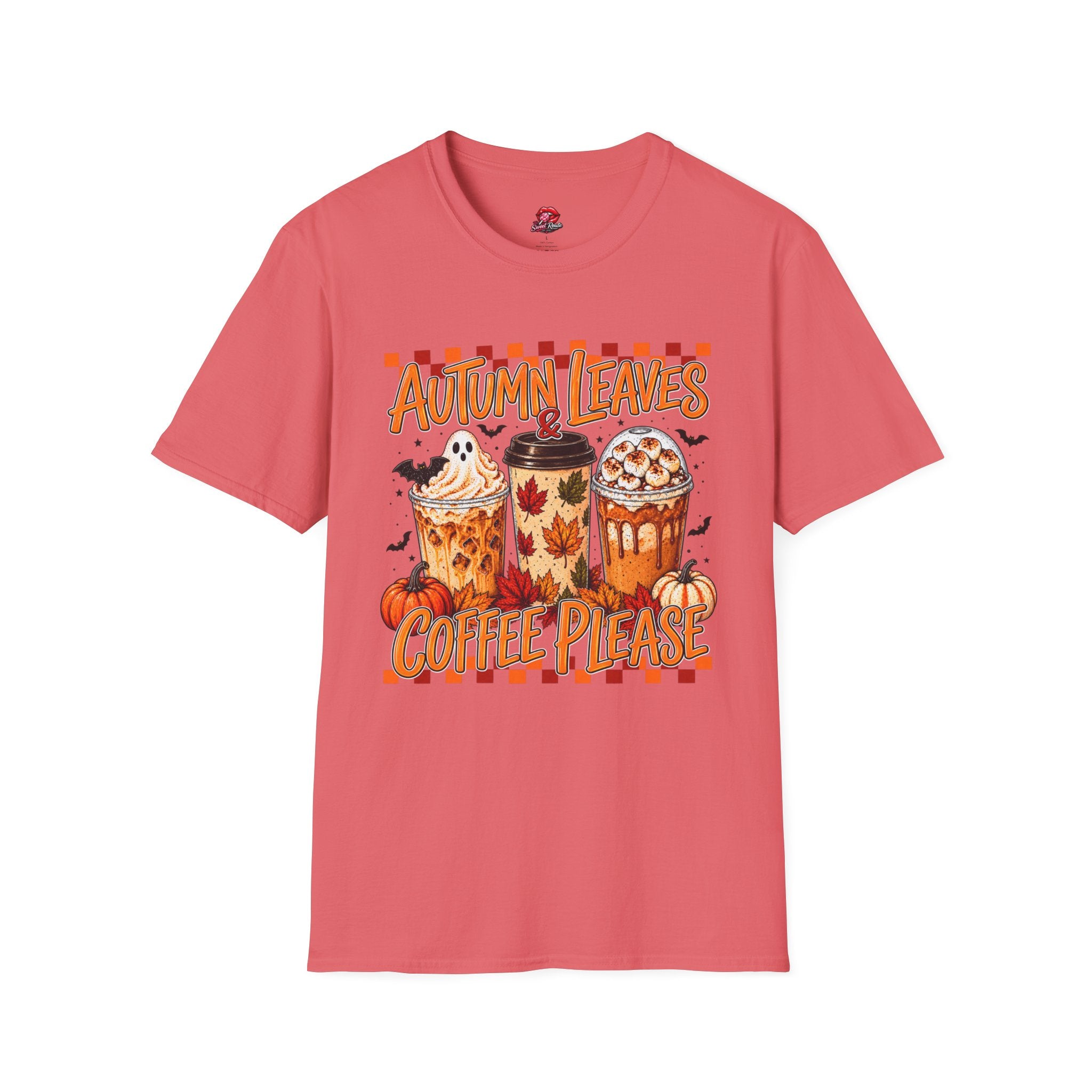 Autumn Leaves Coffee Please T-Shirt