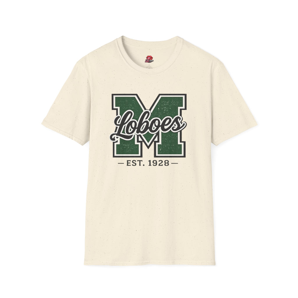 Loboes M Vintage Letterman T‑Shirt