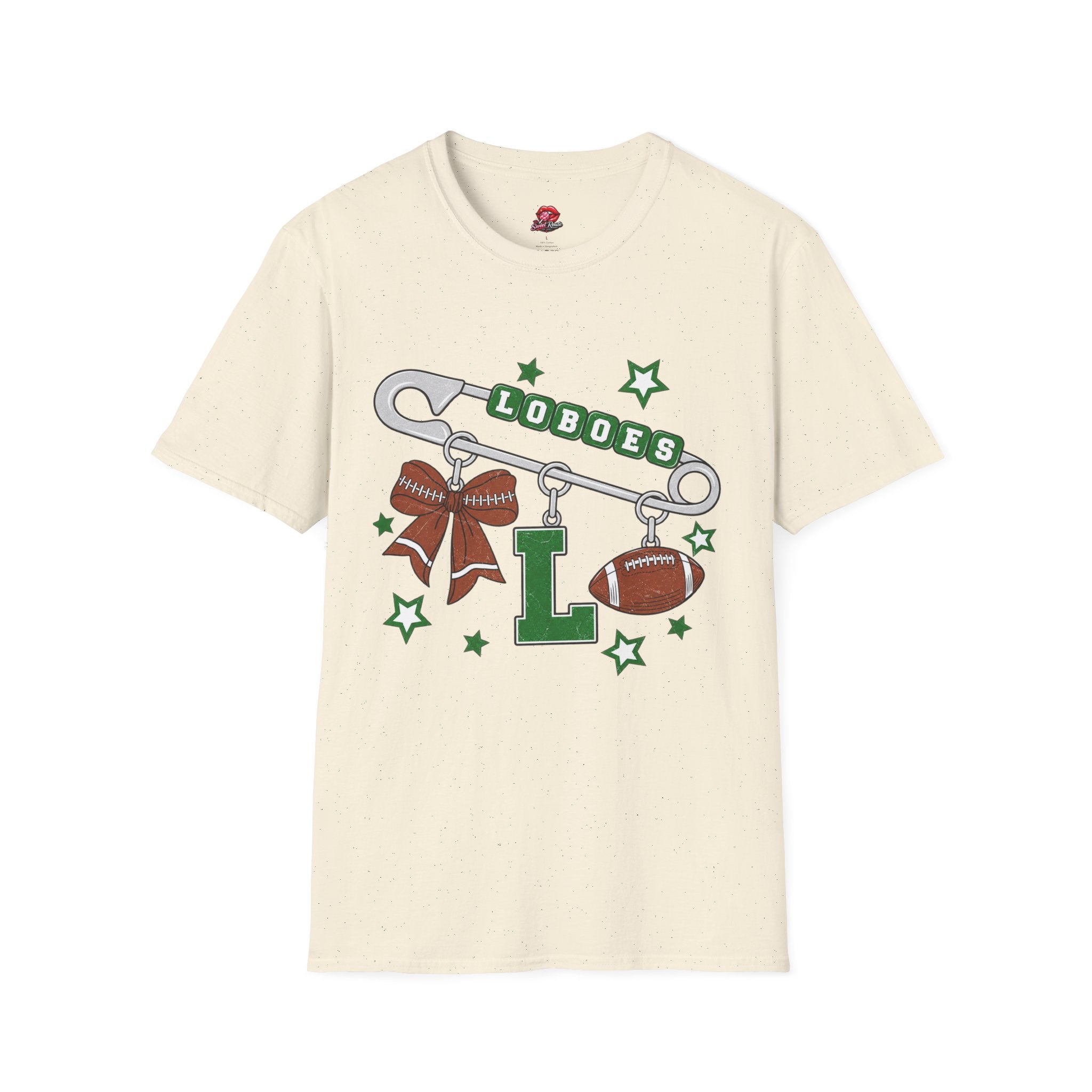Loboes Football Charm T-Shirt