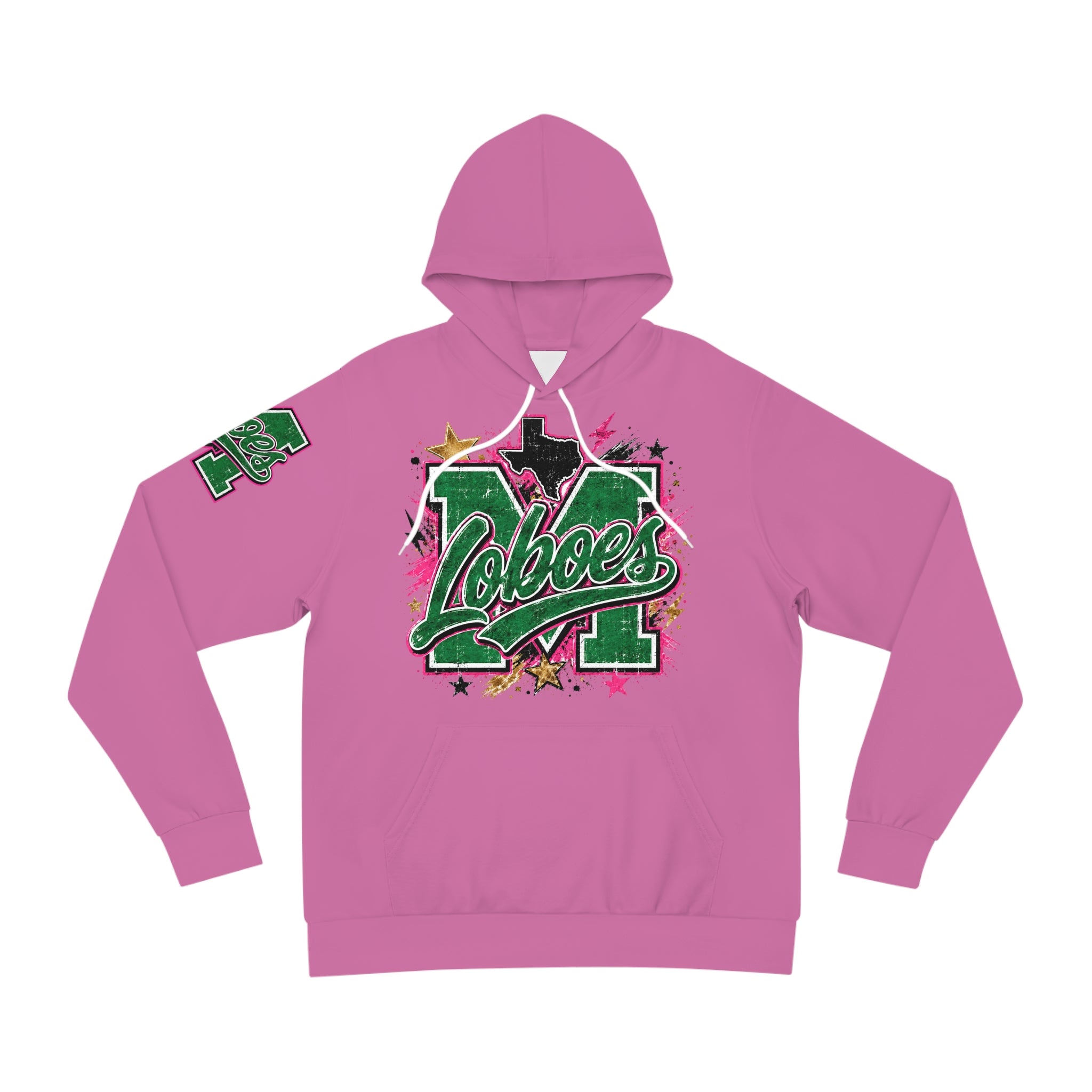 Pink Loboes Varsity Hoodie