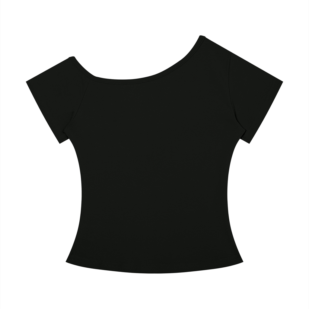 Sweet Route Women’s Off-the-Shoulder T-Shirt