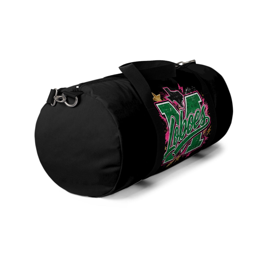 Loboes M Varsity Duffel Travel Bag