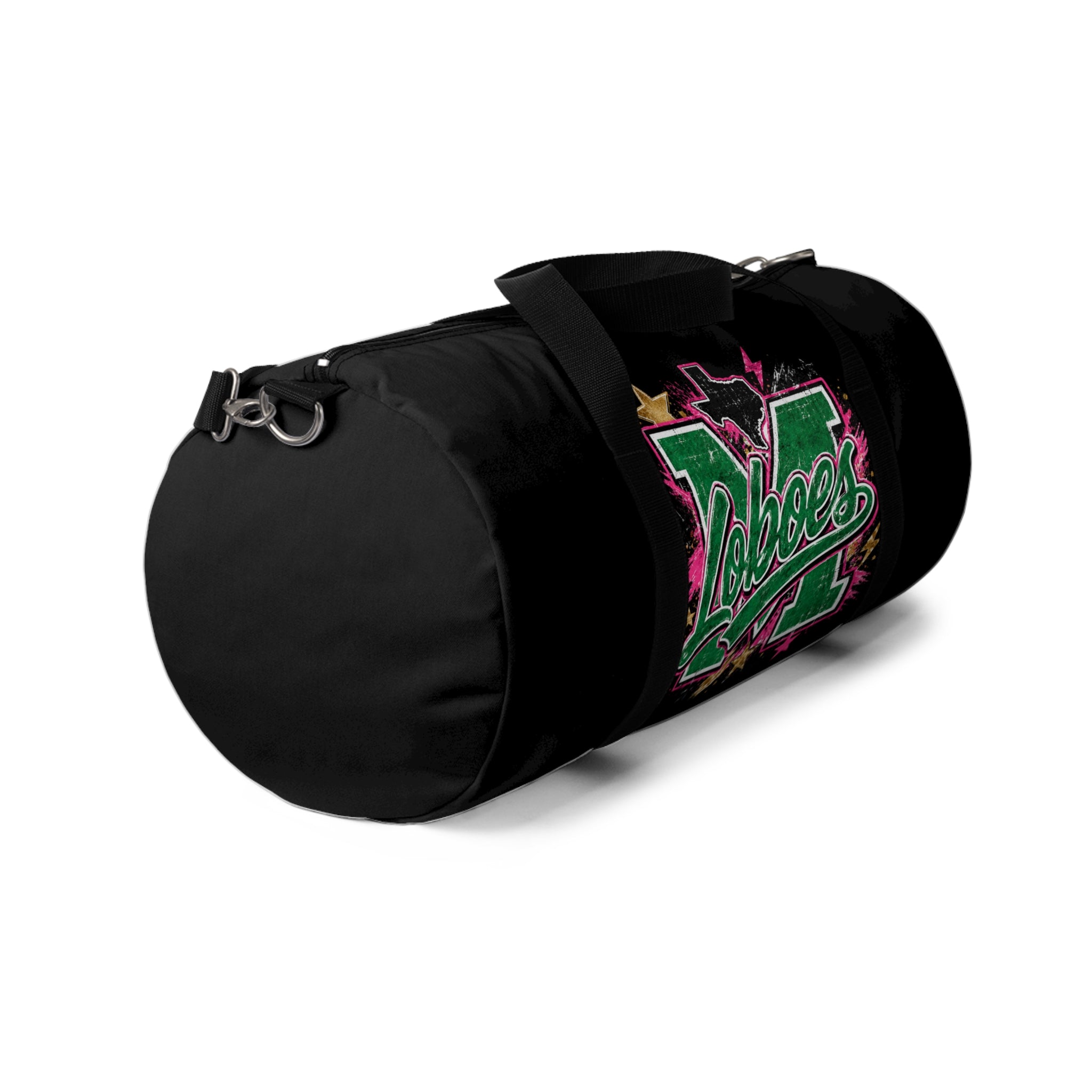 Loboes M Varsity Duffel Travel Bag