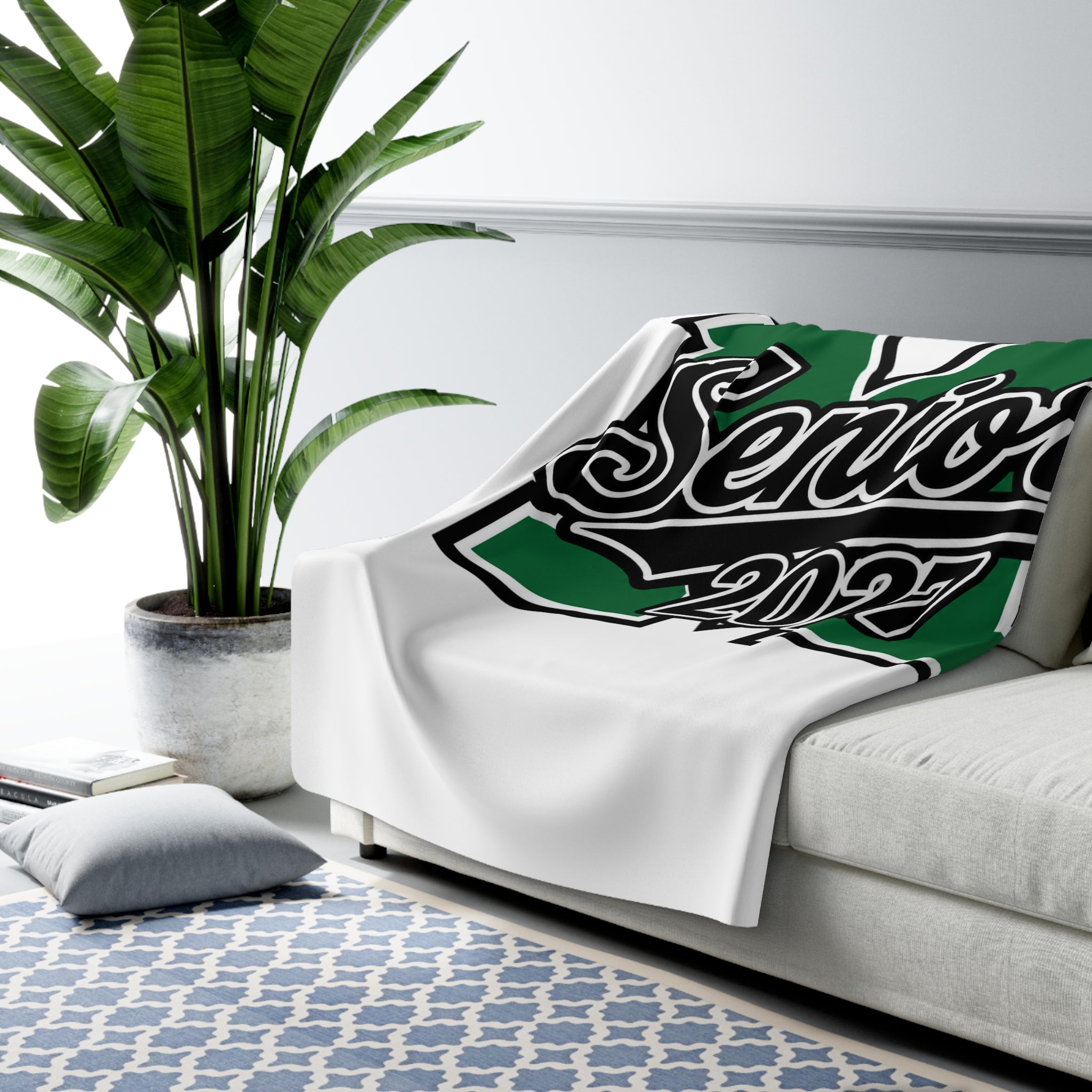 Senior 2027 Sherpa Stadium Blanket