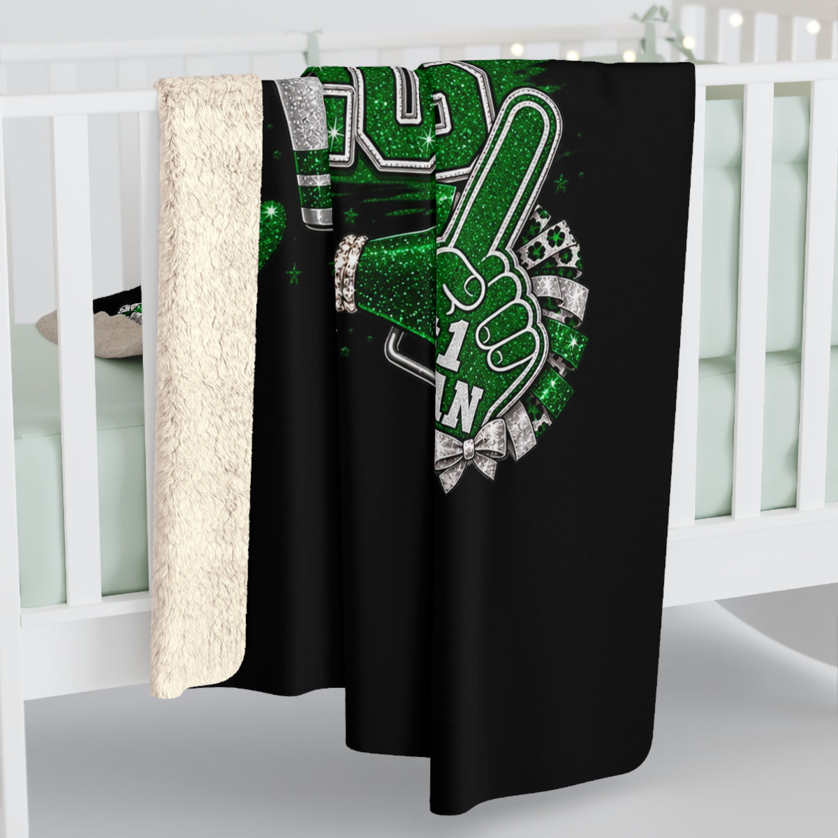 Let’s Go Loboes Sherpa Fleece Blanket