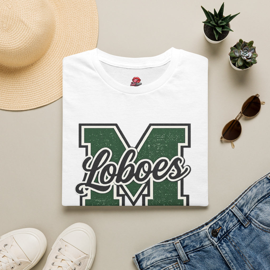 Loboes M Vintage Letterman T‑Shirt