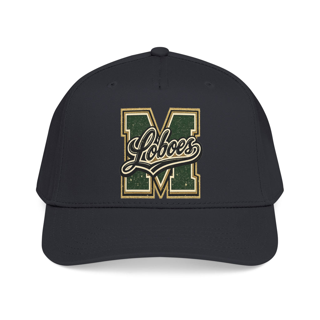 Loboes Vintage Letter M Mid-Profile Baseball Cap
