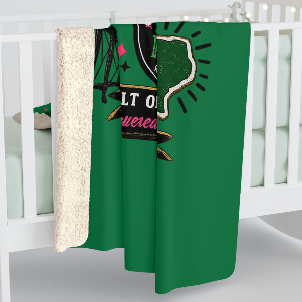 Monahans Loboes Sherpa Fleece Stadium Blanket