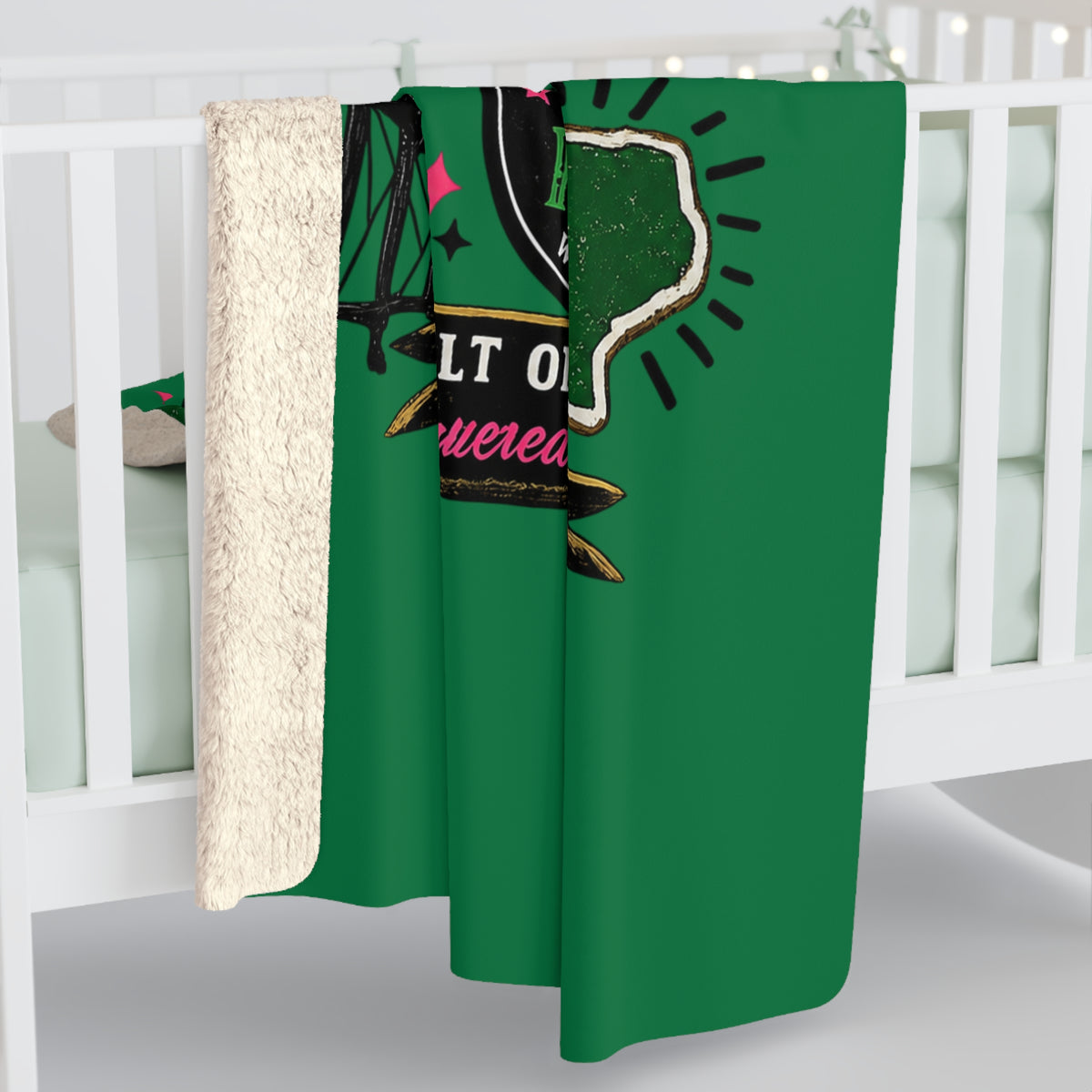 Monahans Loboes Sherpa Fleece Stadium Blanket