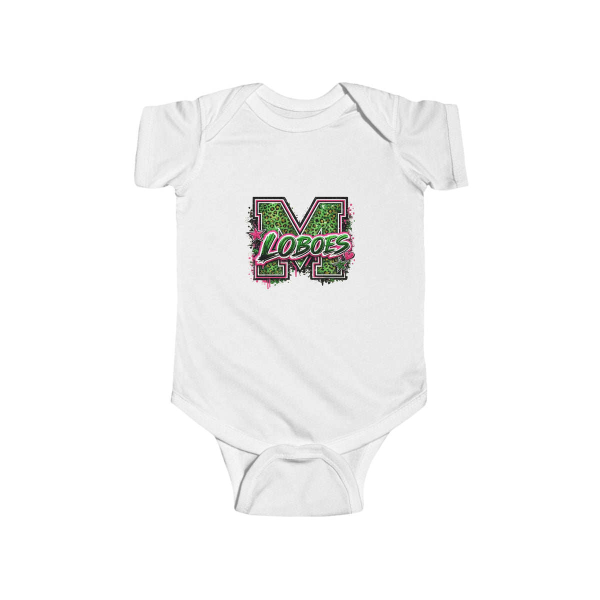 M Letter Loboes Infant Bodysuit
