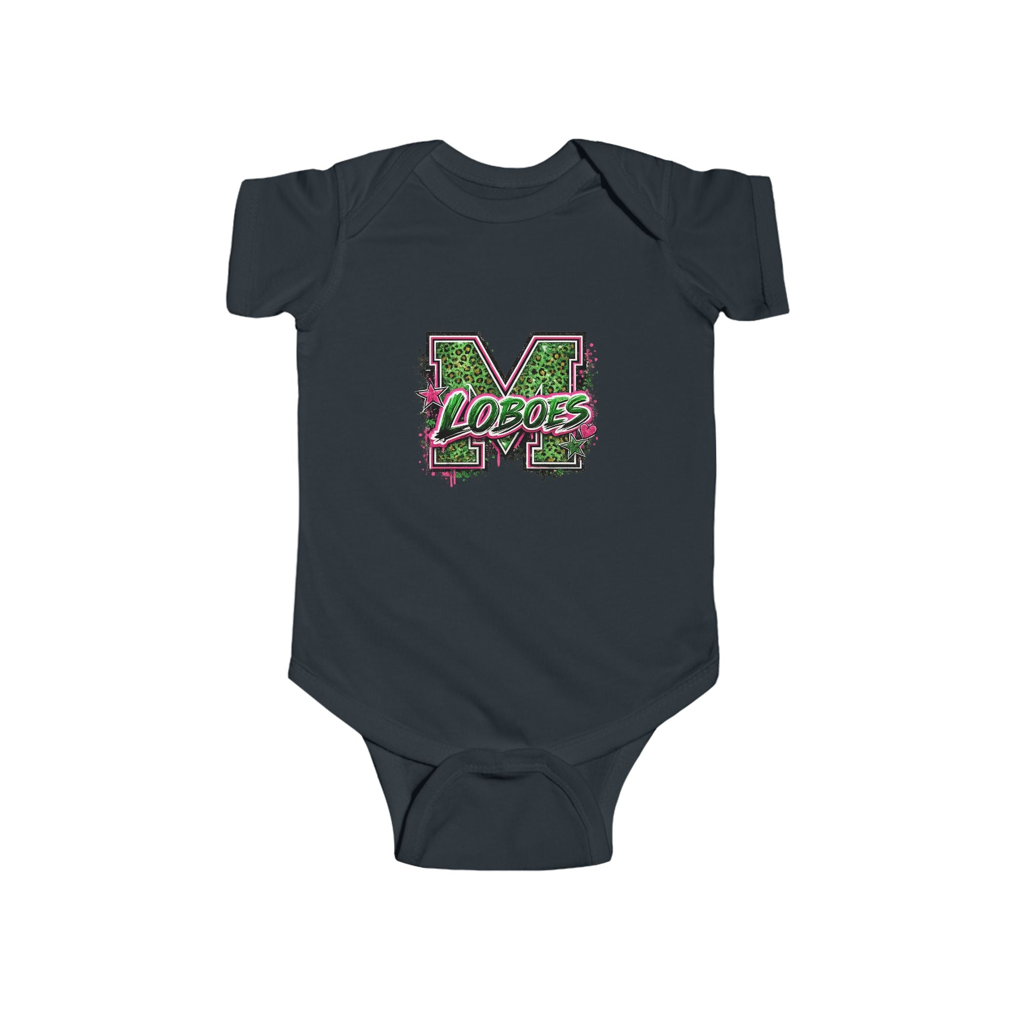 M Letter Loboes Infant Bodysuit