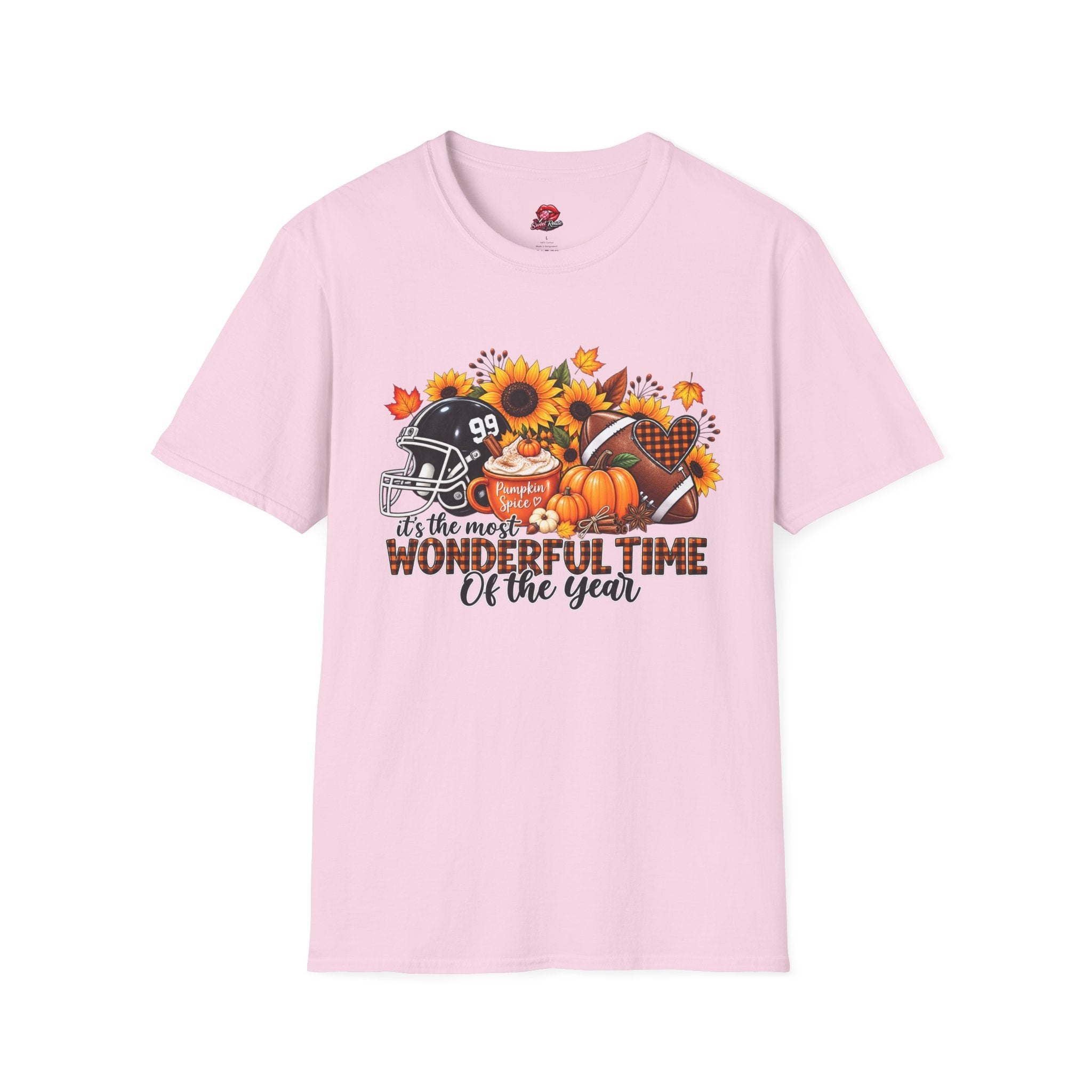 It's the Most Wonderful Time of the Year Pumpkin Spice Football Tee
