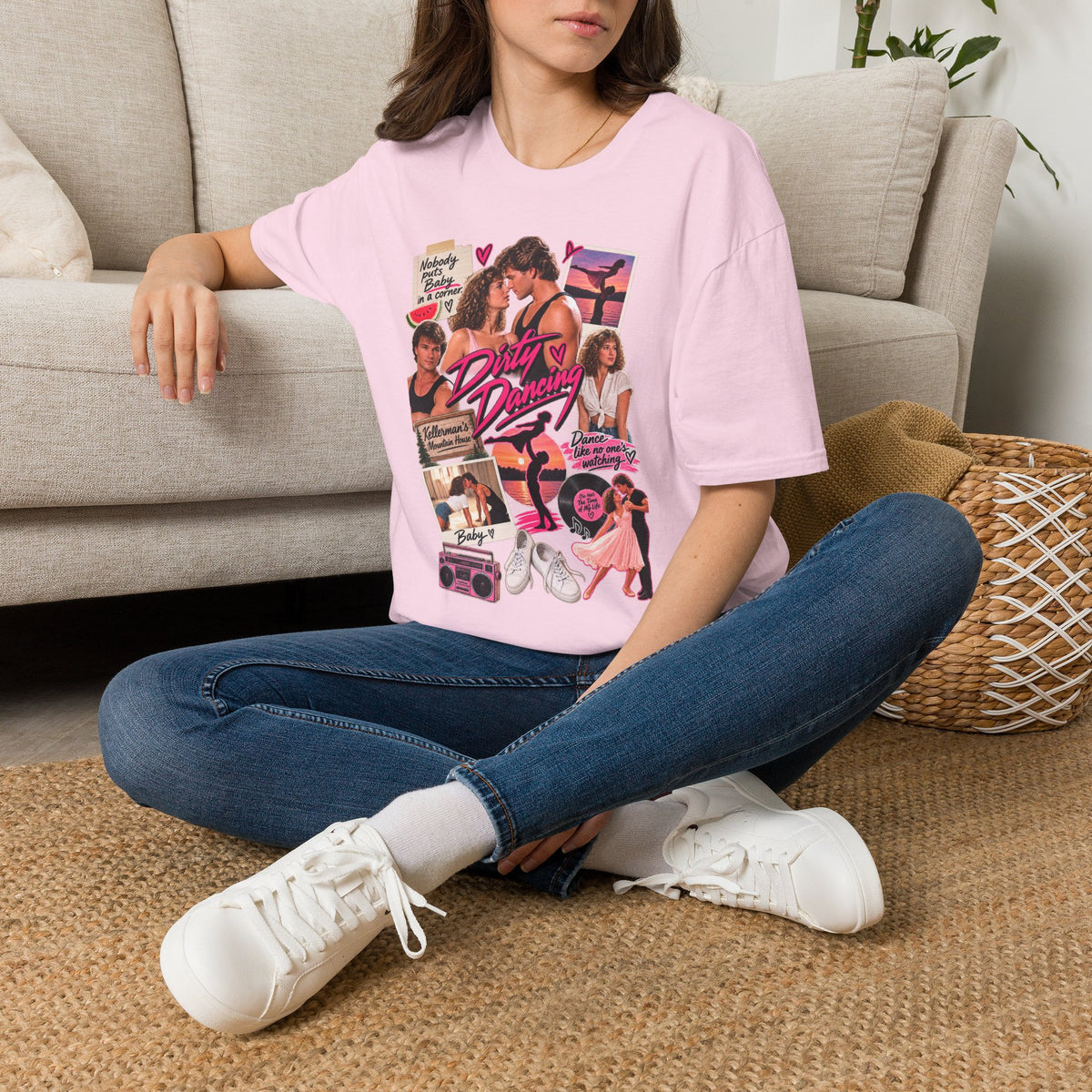 Retro 80s Movie Collage Tee