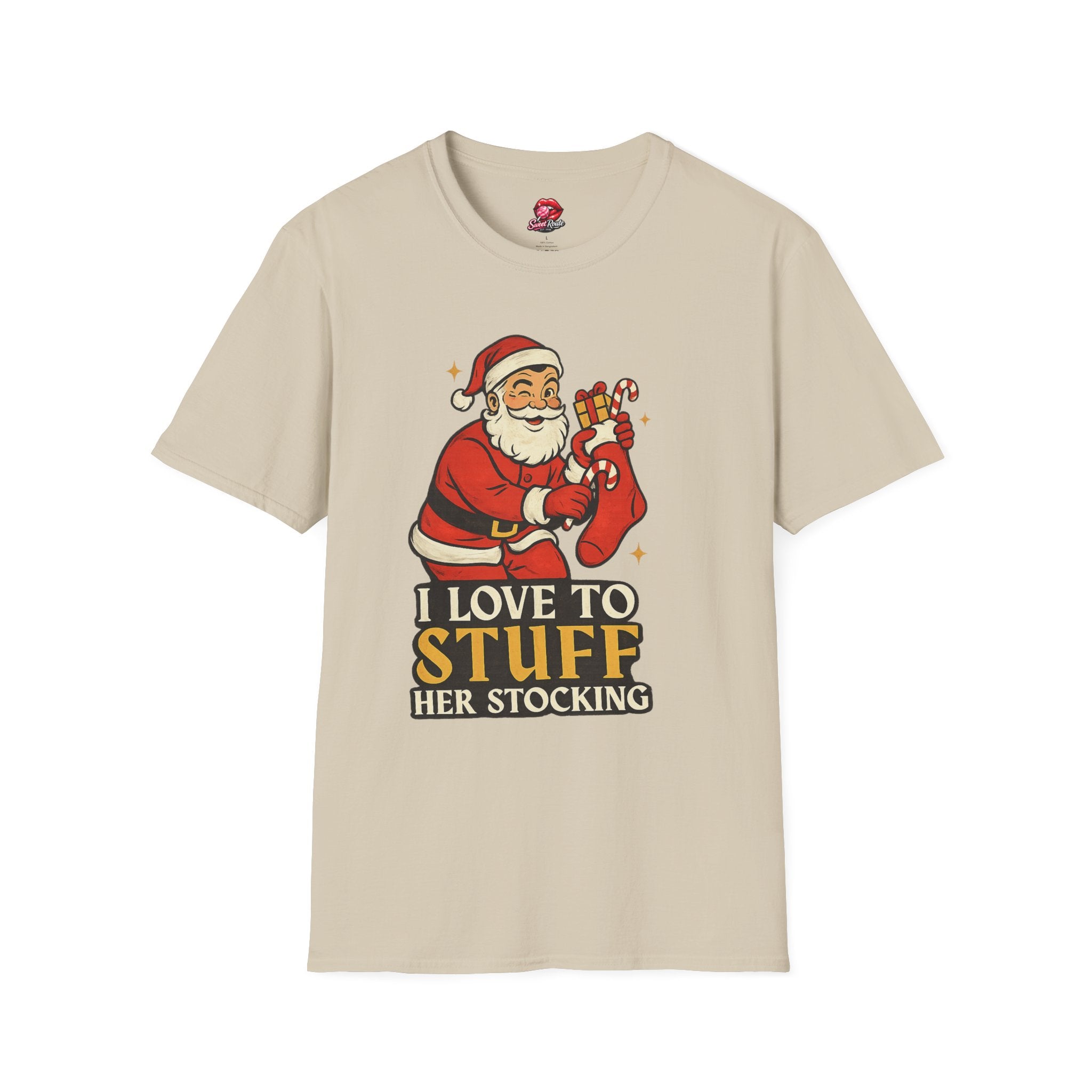 Santa stuffing her stocking T-Shirt