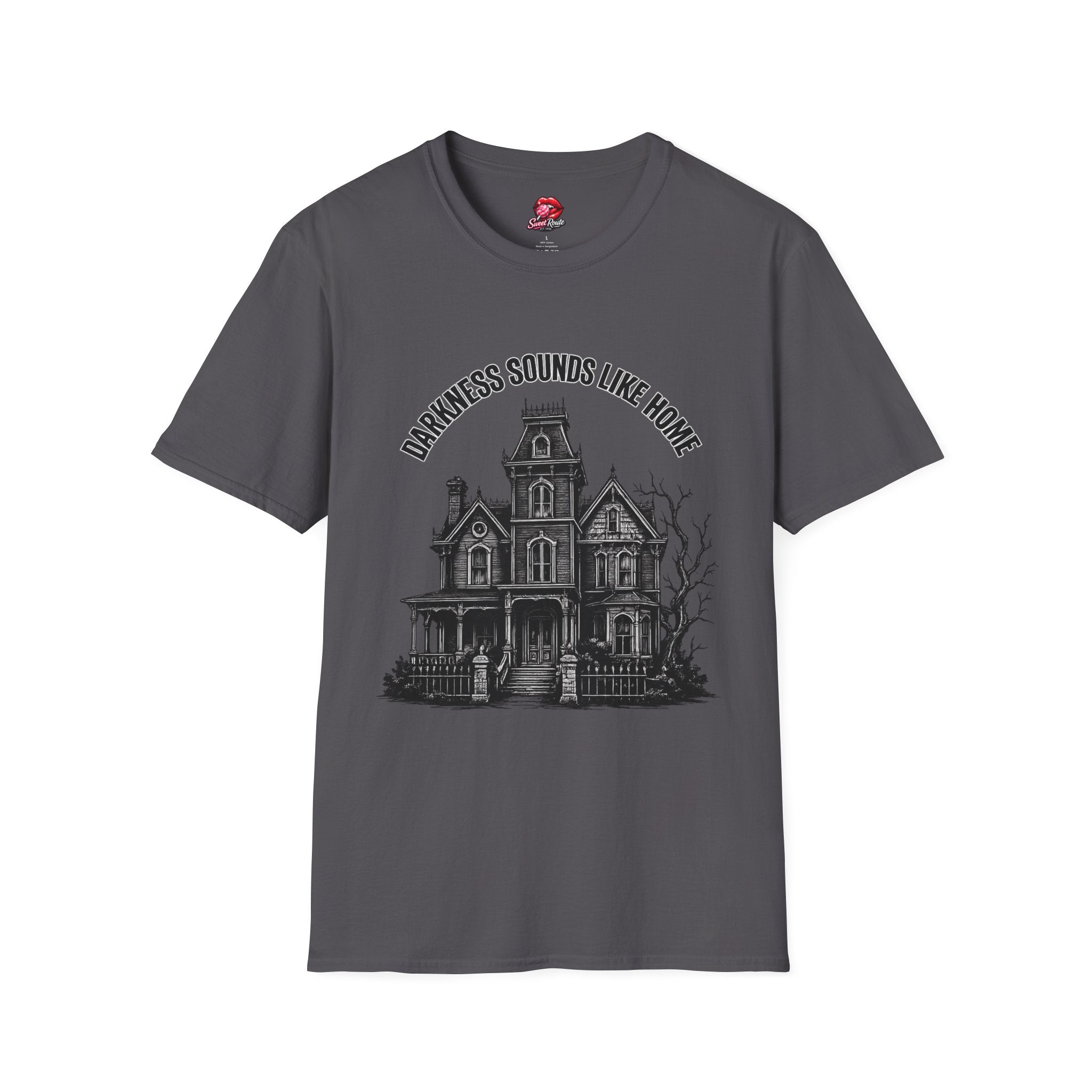 Darkness Sounds Like Home Haunted House T-Shirt