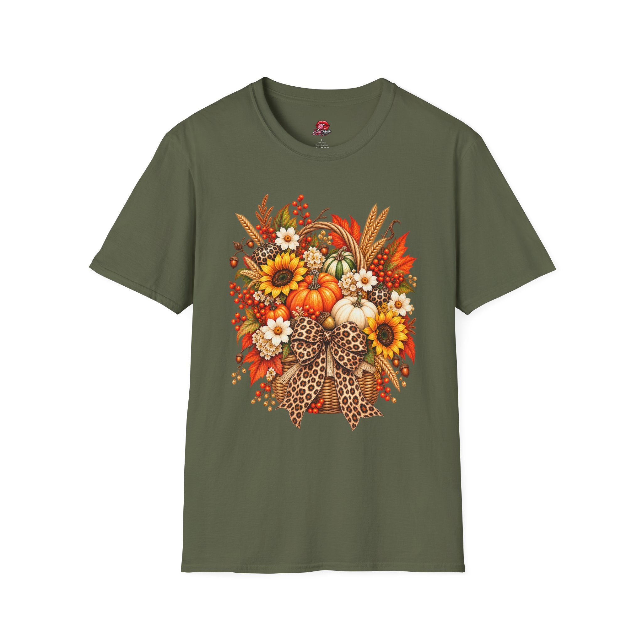Pumpkins, Sunflowers & Fall Bouquet Tee