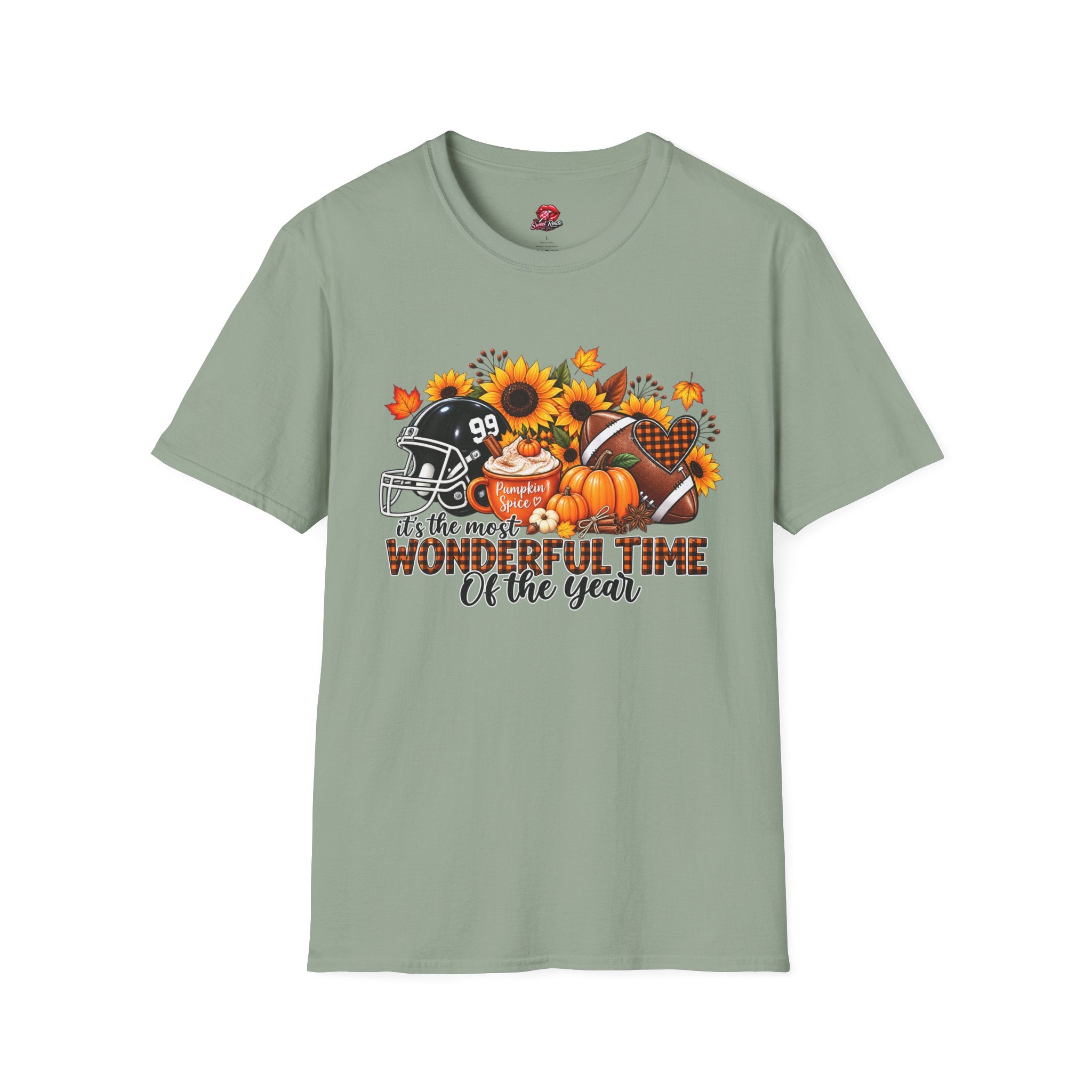 It's the Most Wonderful Time of the Year Pumpkin Spice Football Tee