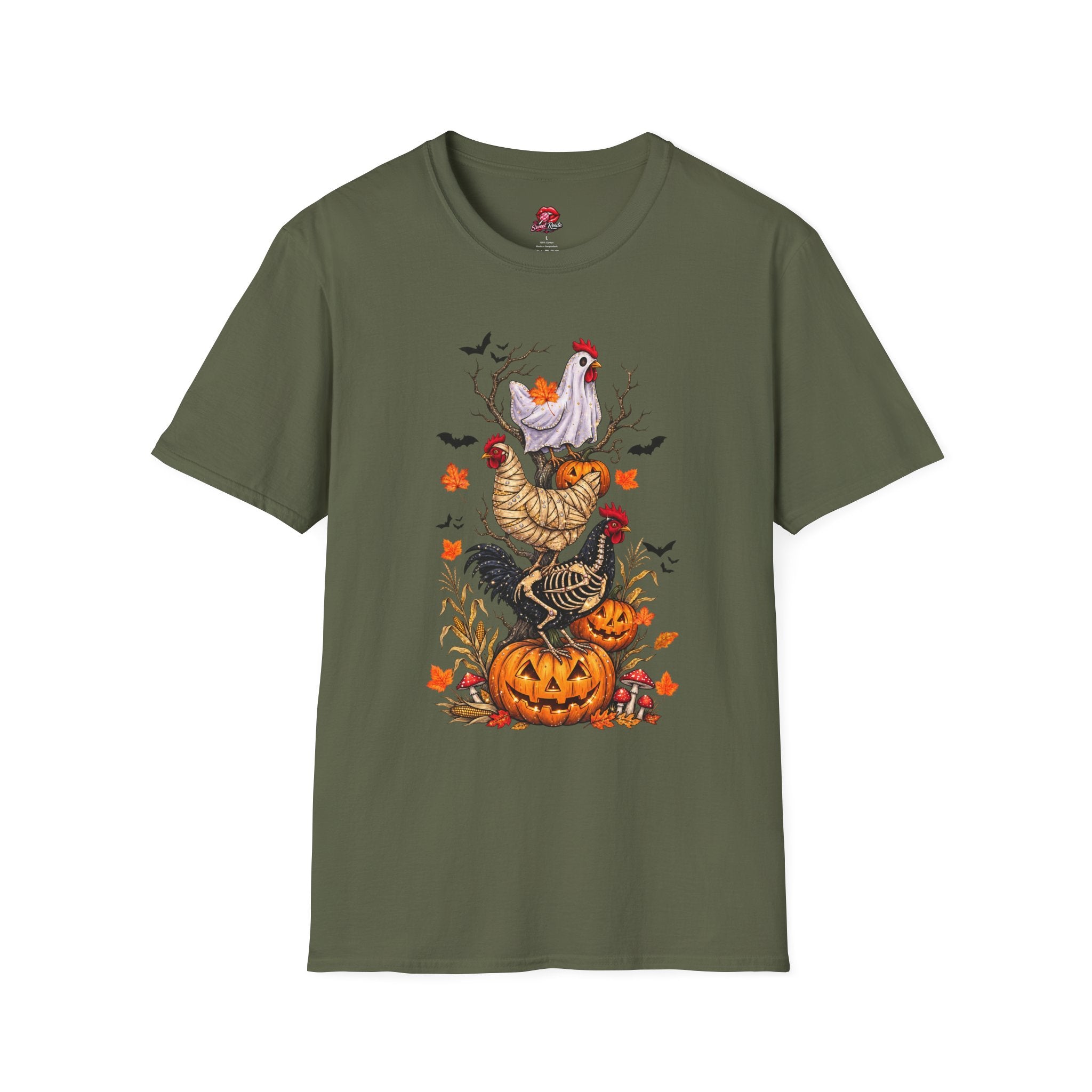 Halloween Chicken Stack T-Shirt