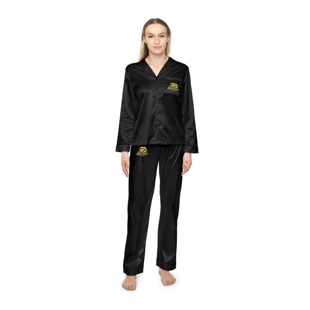 Women's Sweet Route Satin Pajamas