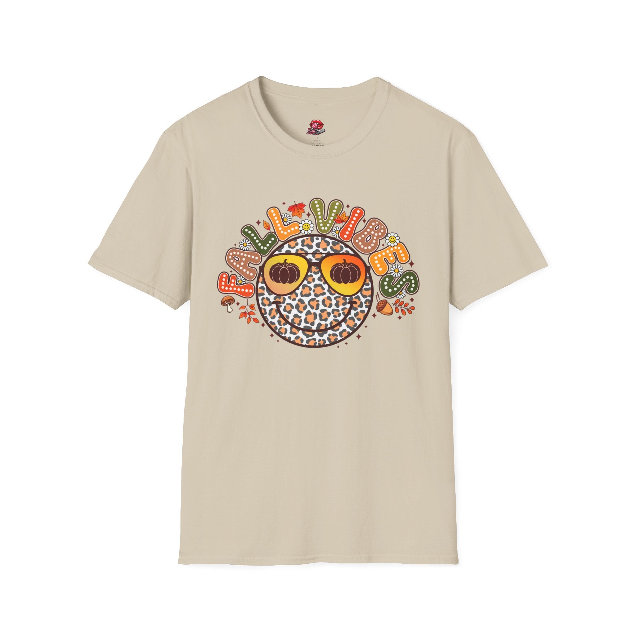 Fall Vibes Leopard Pumpkin T-Shirt