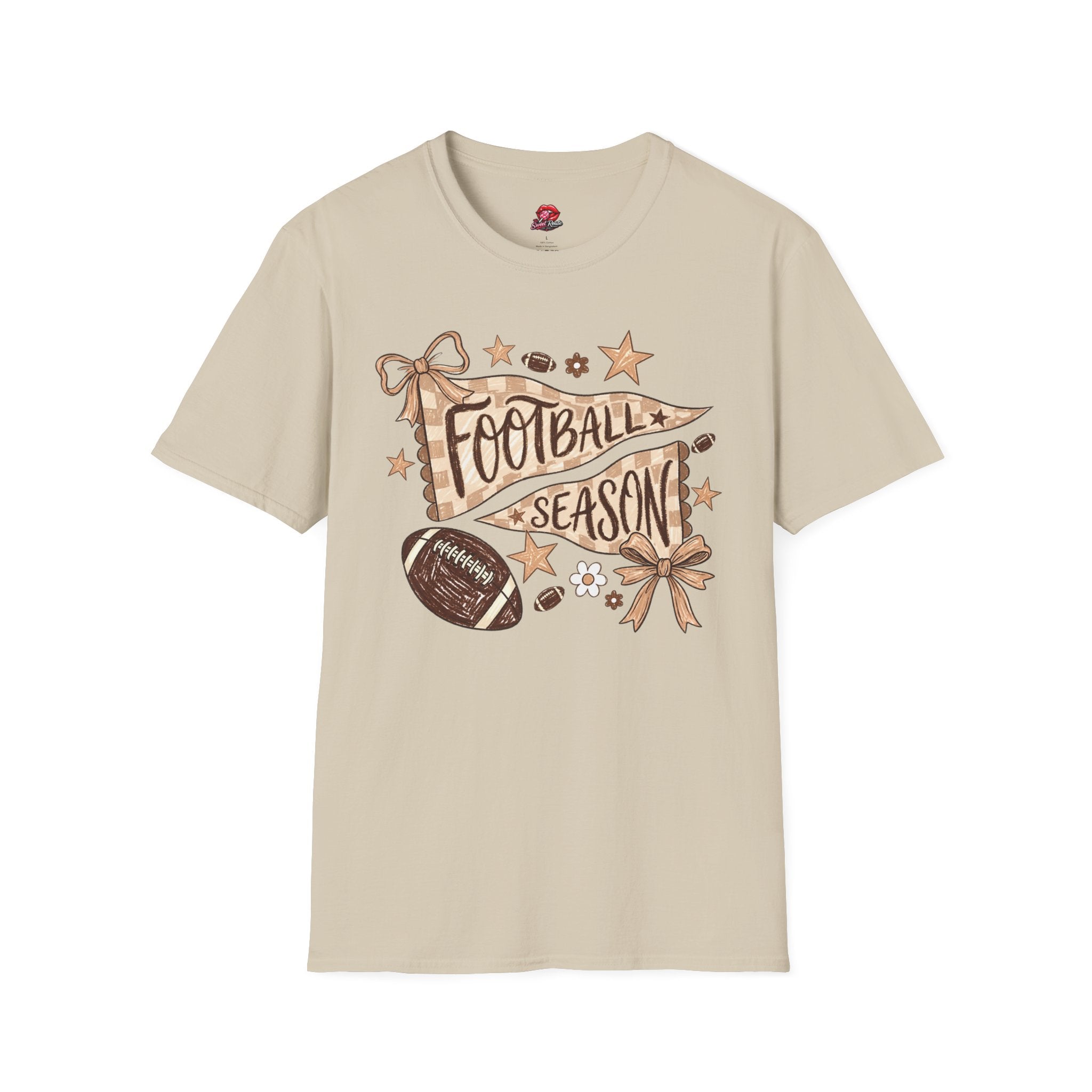 Pennant & Football Game Day Tee