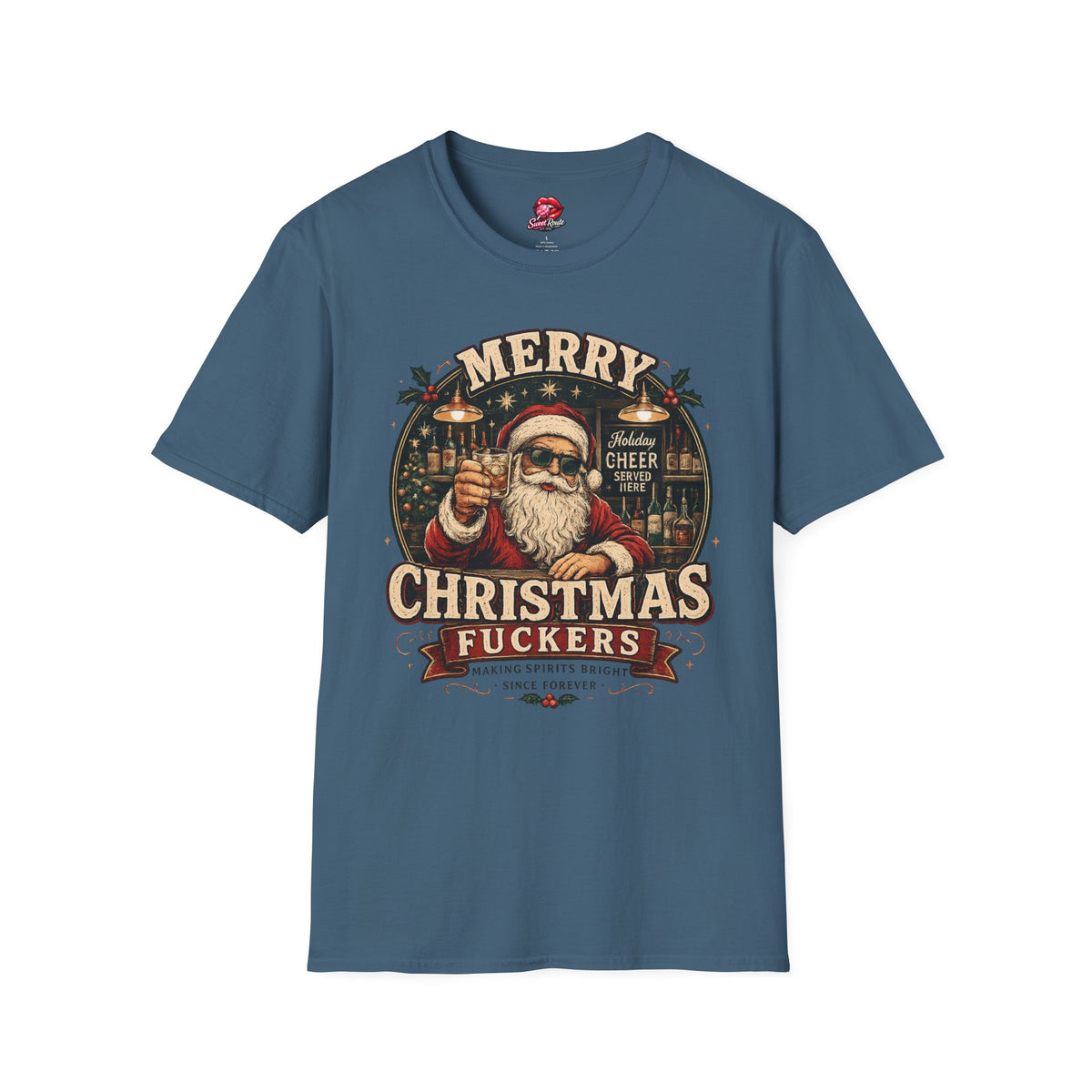 Merry Christmas Santa Illustration T-Shirt
