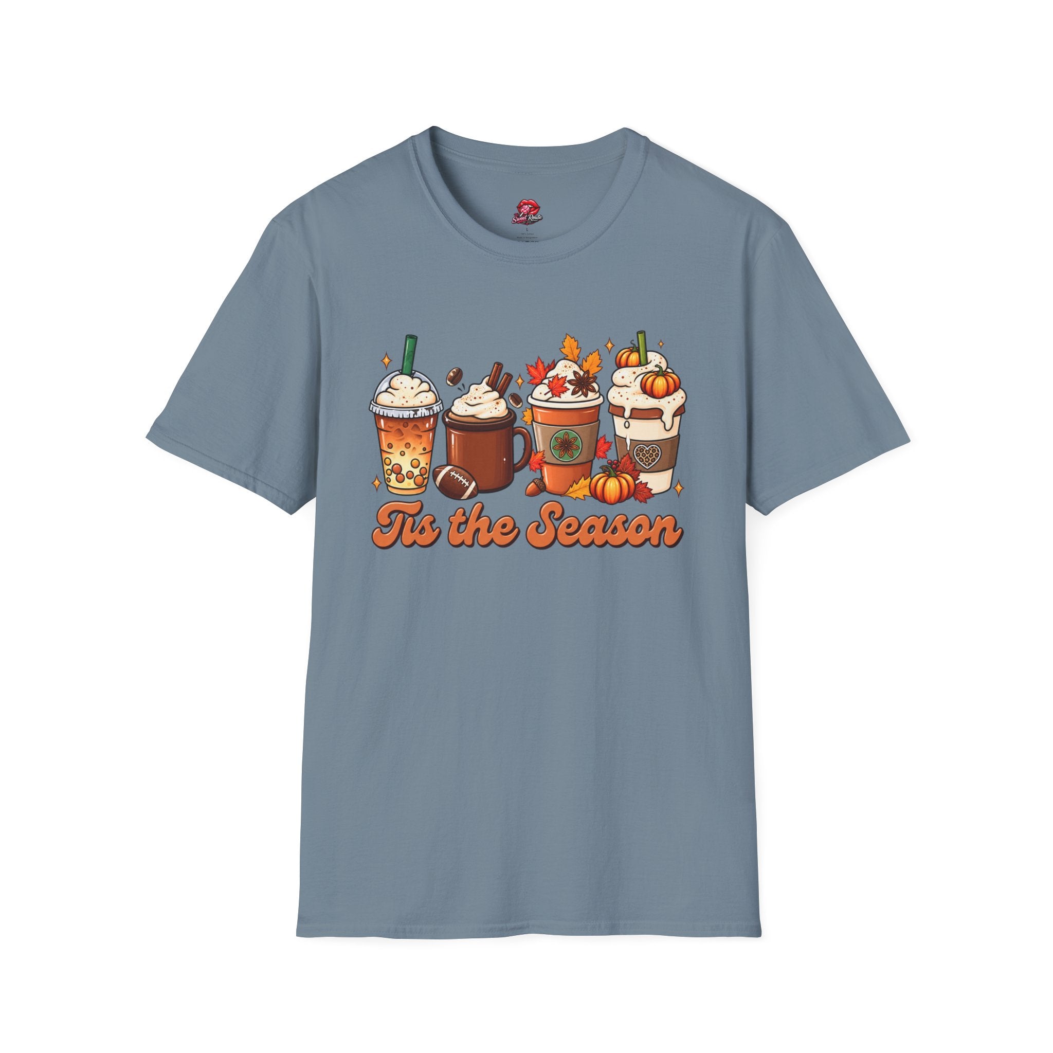 Tis the Season Fall Coffee Football Tee
