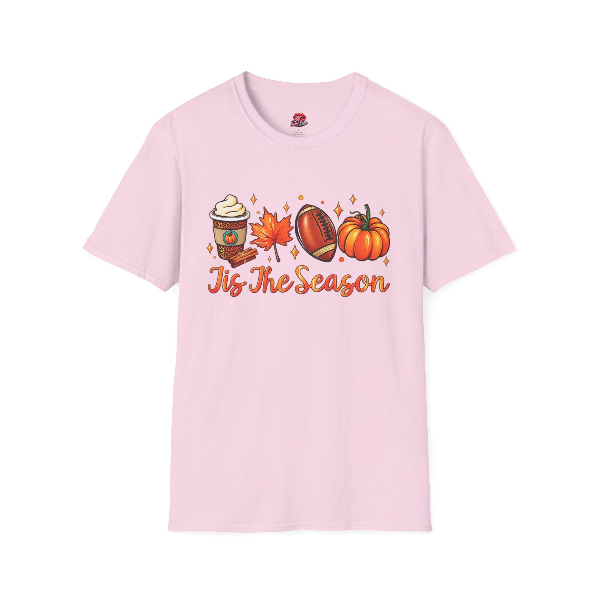 Tis The Season Pumpkin, Leaf & Latte Tee