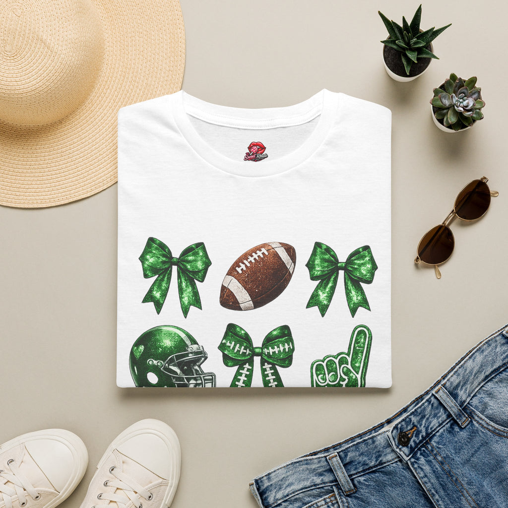 Football Cheer Bow T-Shirt