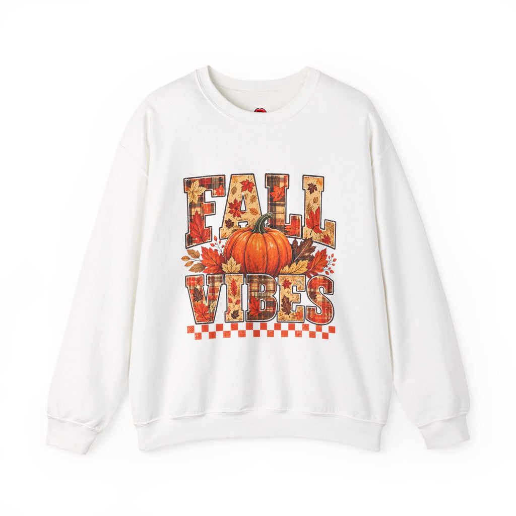 Pumpkin & Leaves Fall Vibes Crewneck