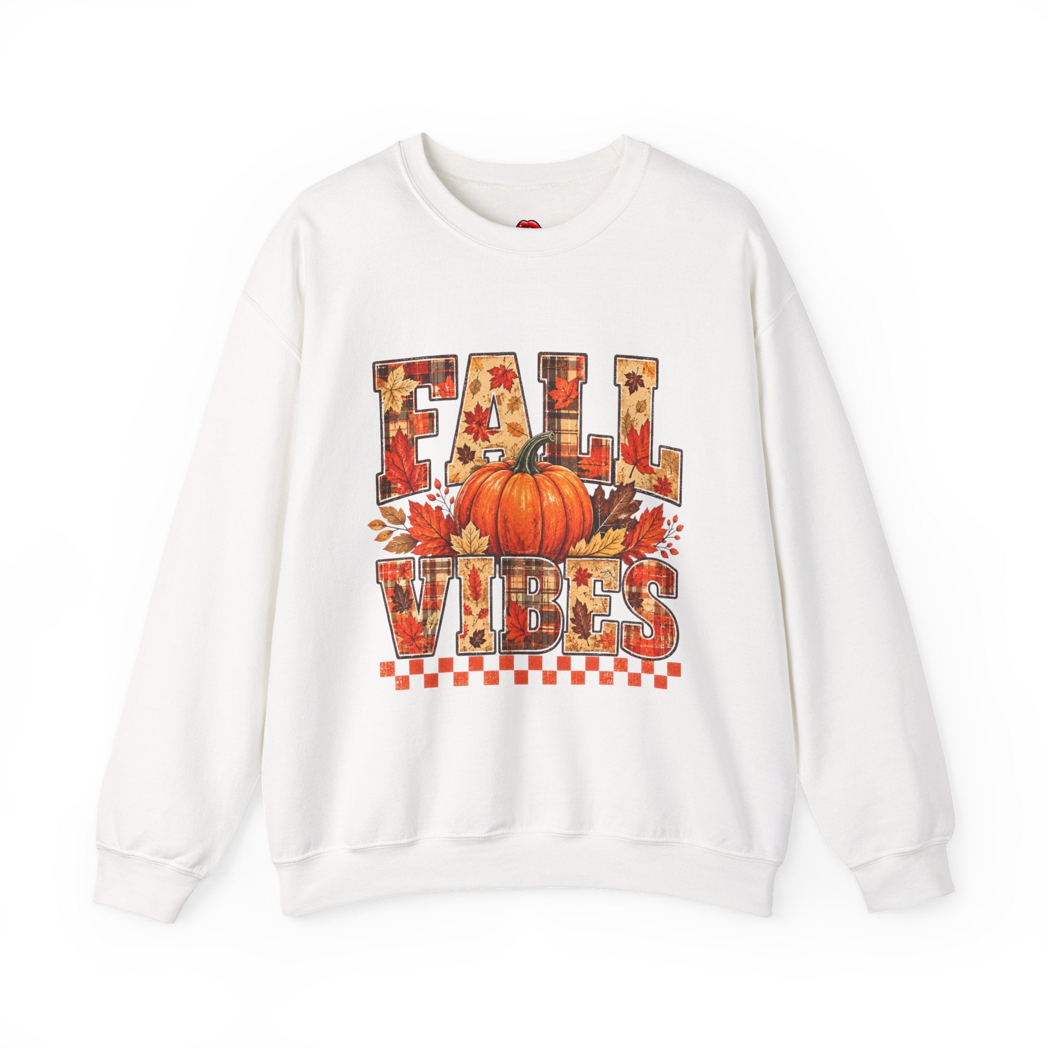 Pumpkin & Leaves Fall Vibes Crewneck