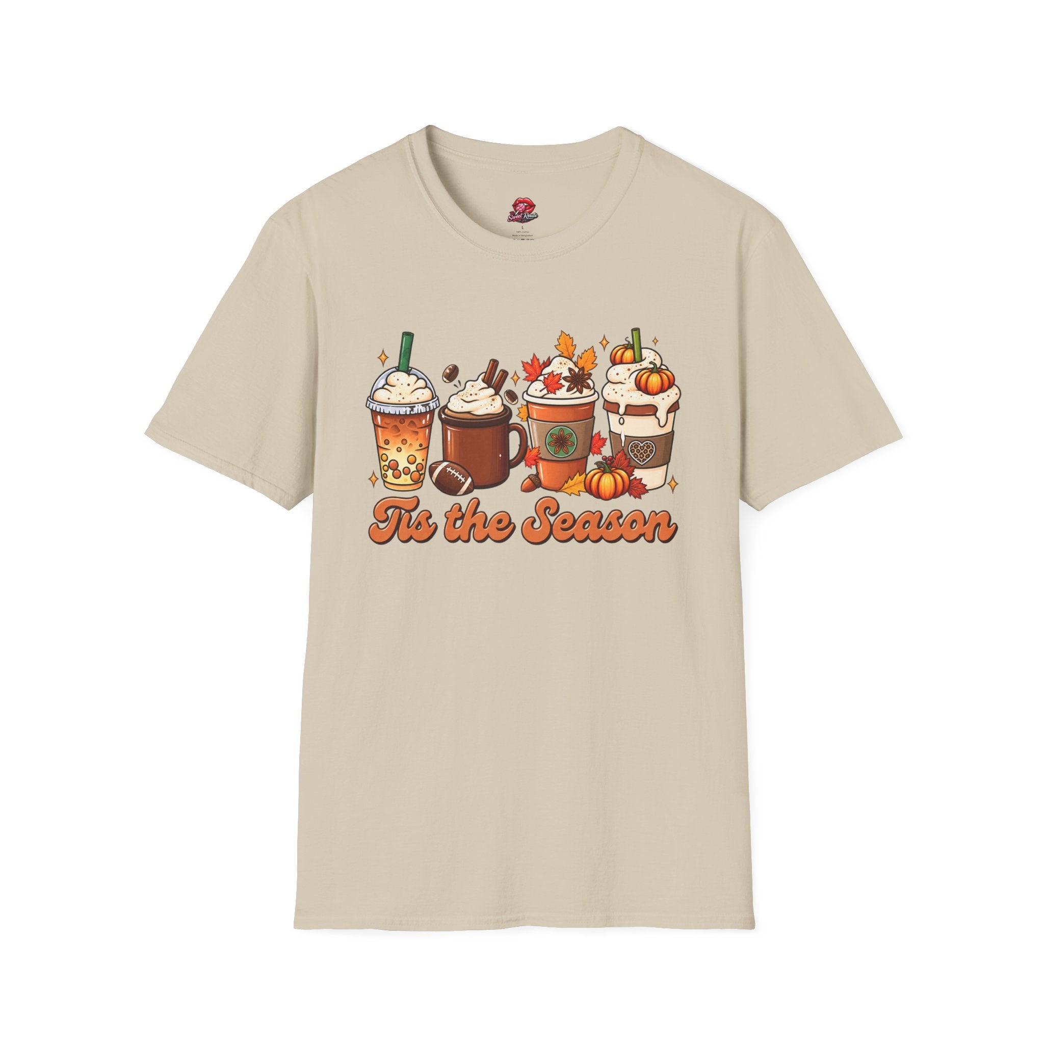 Tis the Season Fall Coffee Football Tee