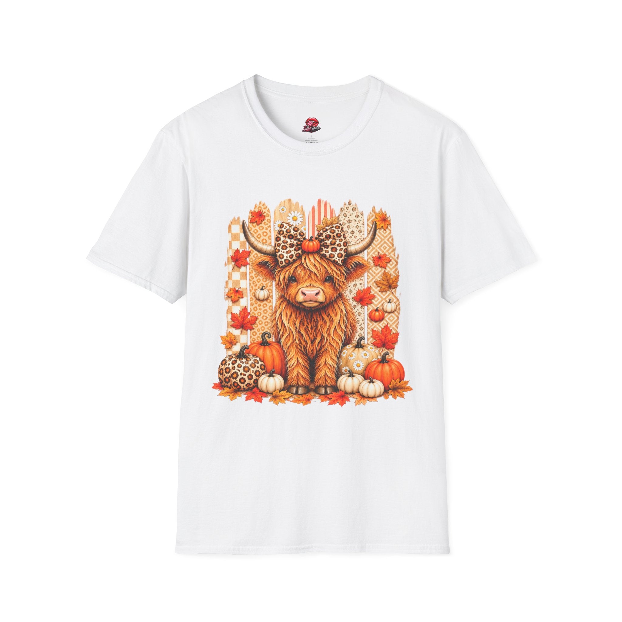 Fall Highland Cow T‑Shirt