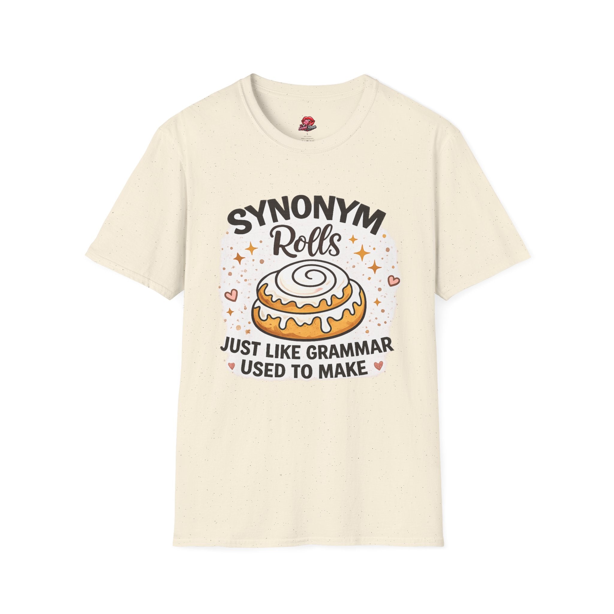Synonym Rolls Teacher T-Shirt | Funny English Teacher Shirt | Grammar Pun Tee | ELA Teacher Gift | Back to School Graphic Tee