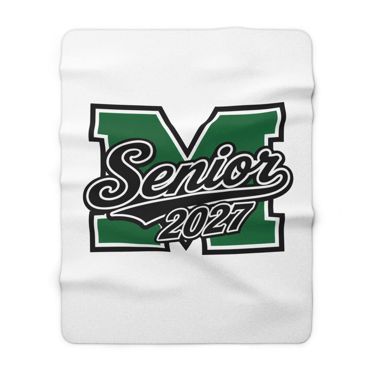 Senior 2027 Sherpa Stadium Blanket