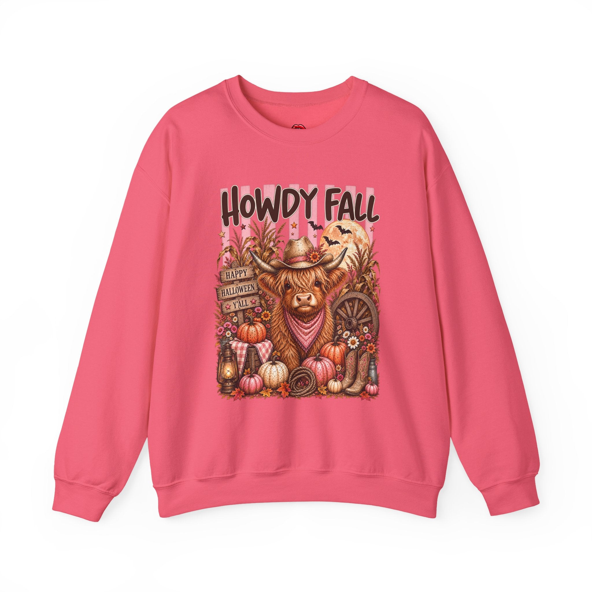Western Autumn Cowgirl Pumpkin Crewneck