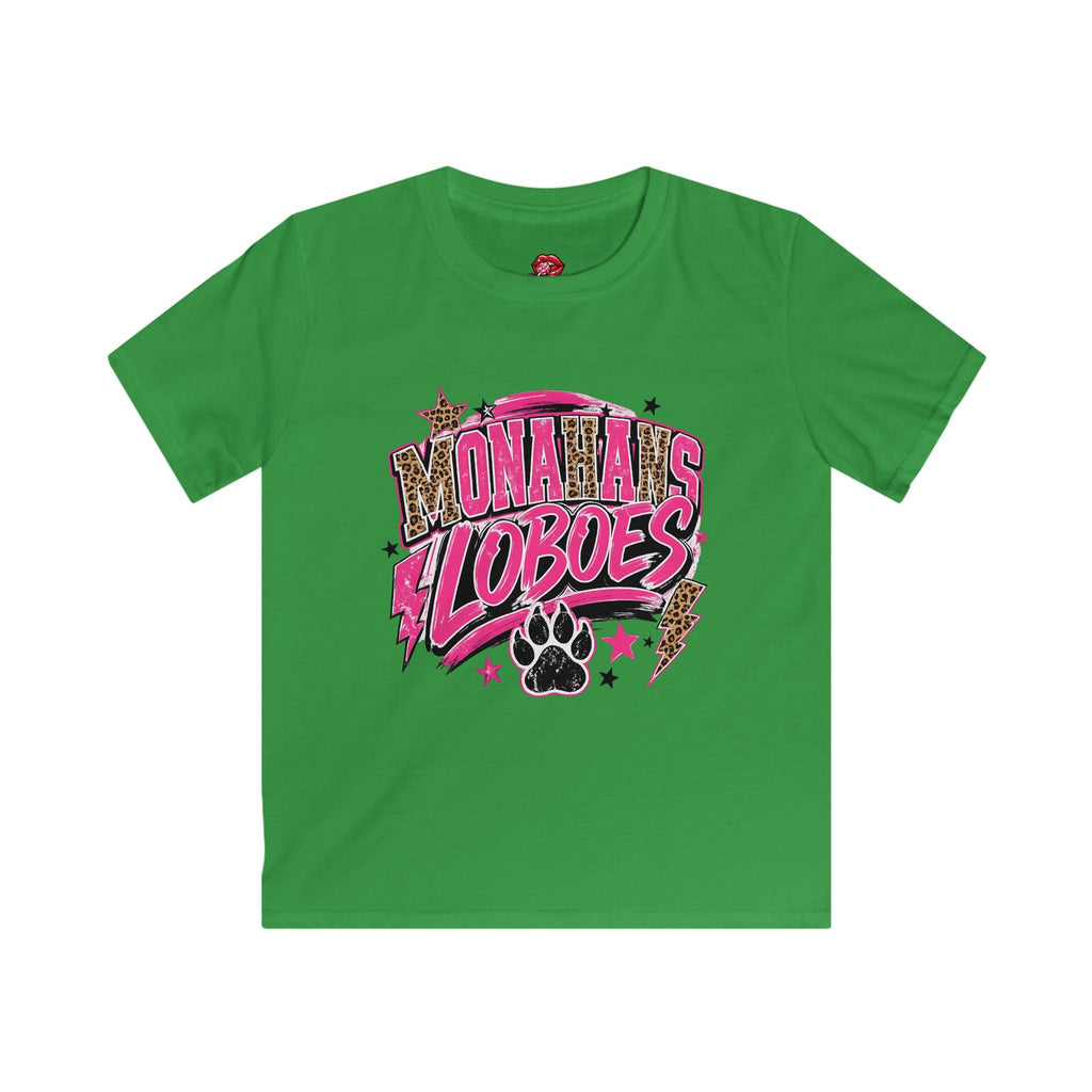 Loboes Pink Paw Kids Tee