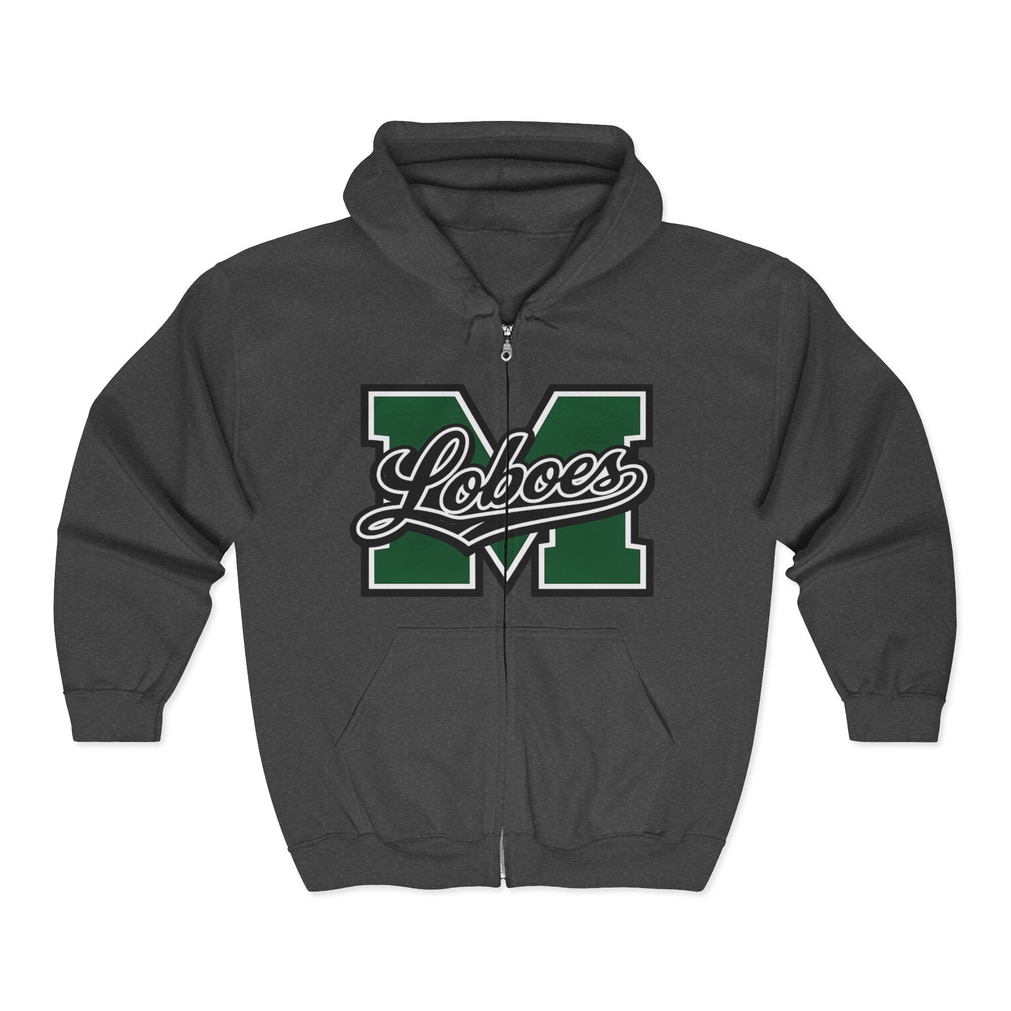 School Spirit Full-Zip Lobo Hoodie