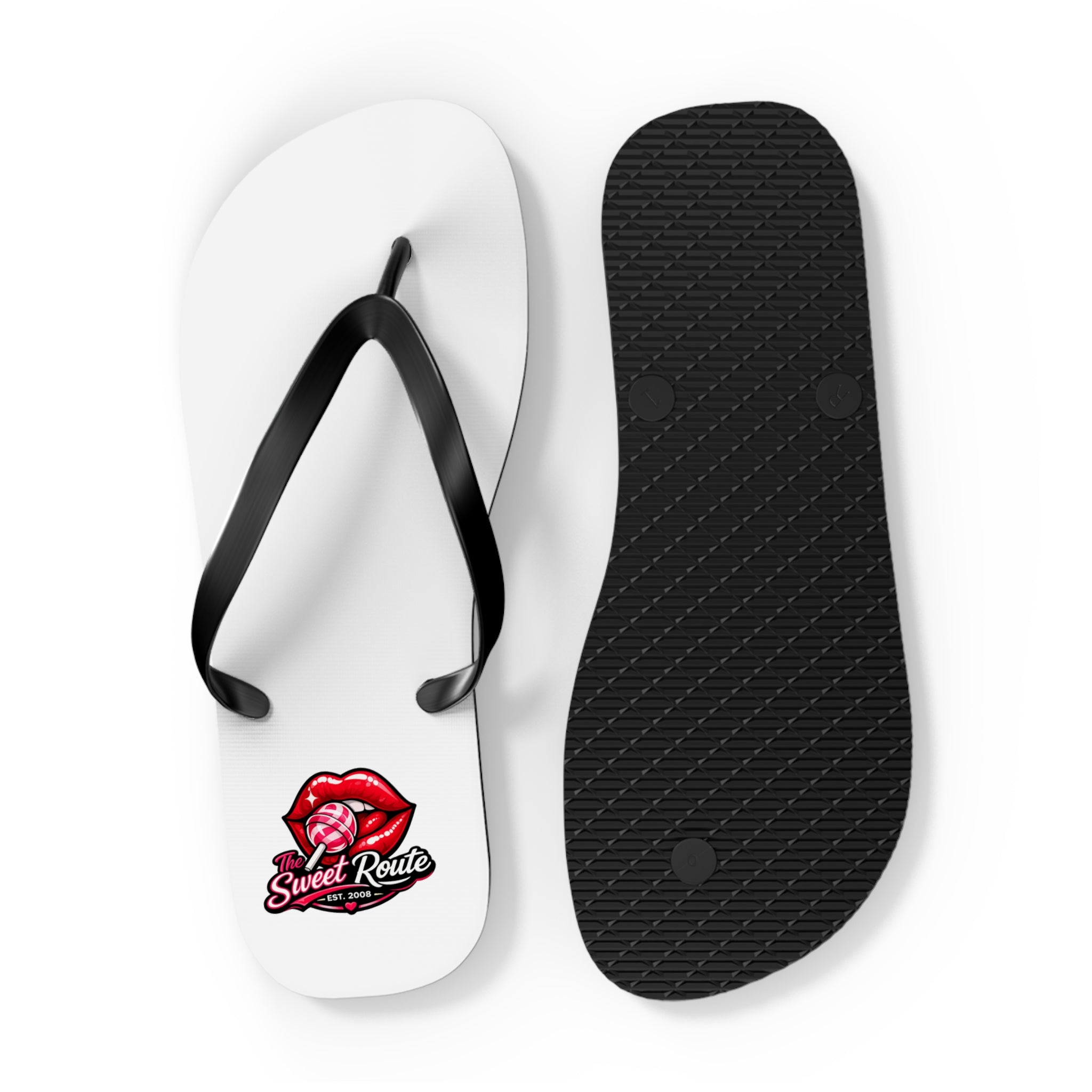Sweet Route Logo Beach Sandals