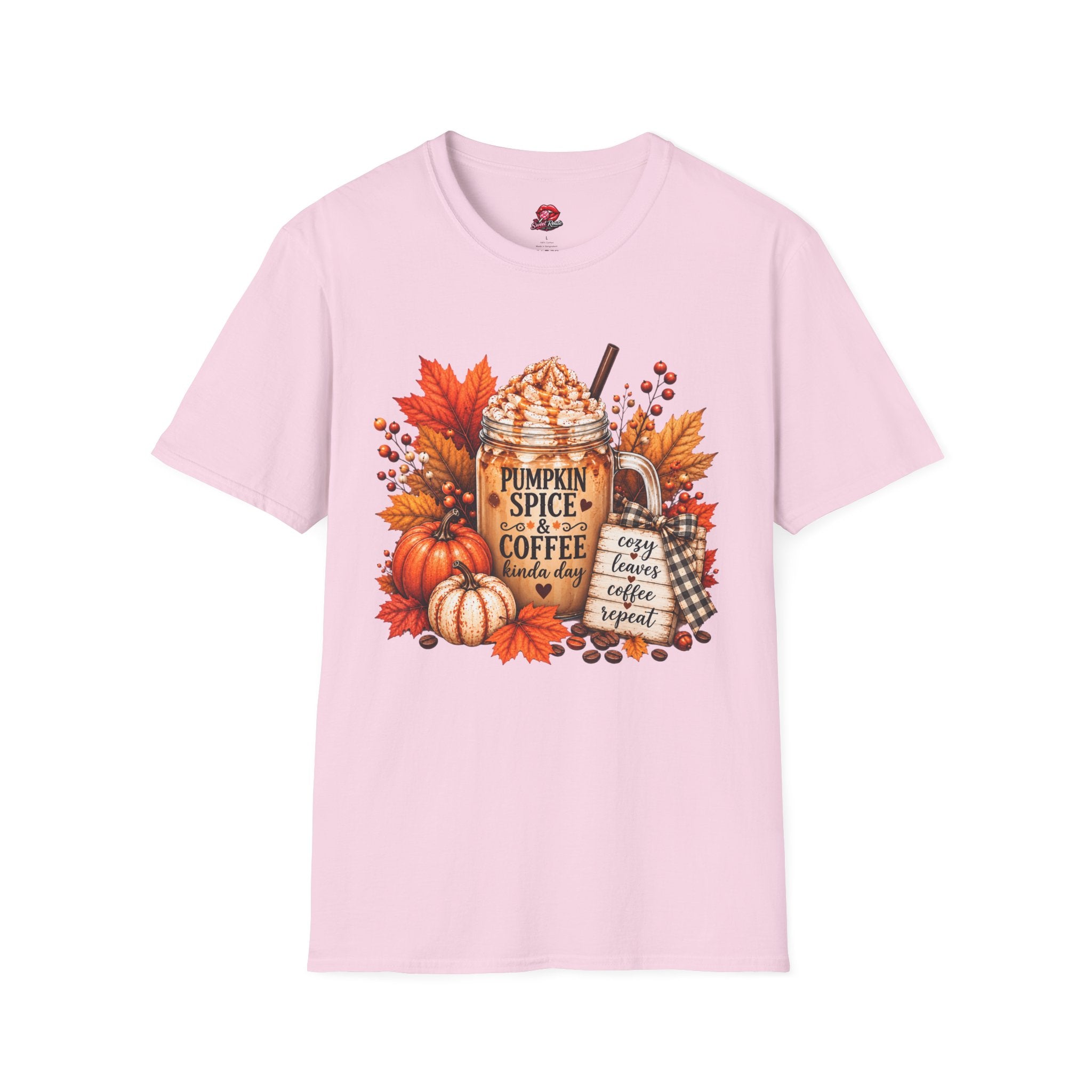 Autumn Leaves & Cozy Mug Tee