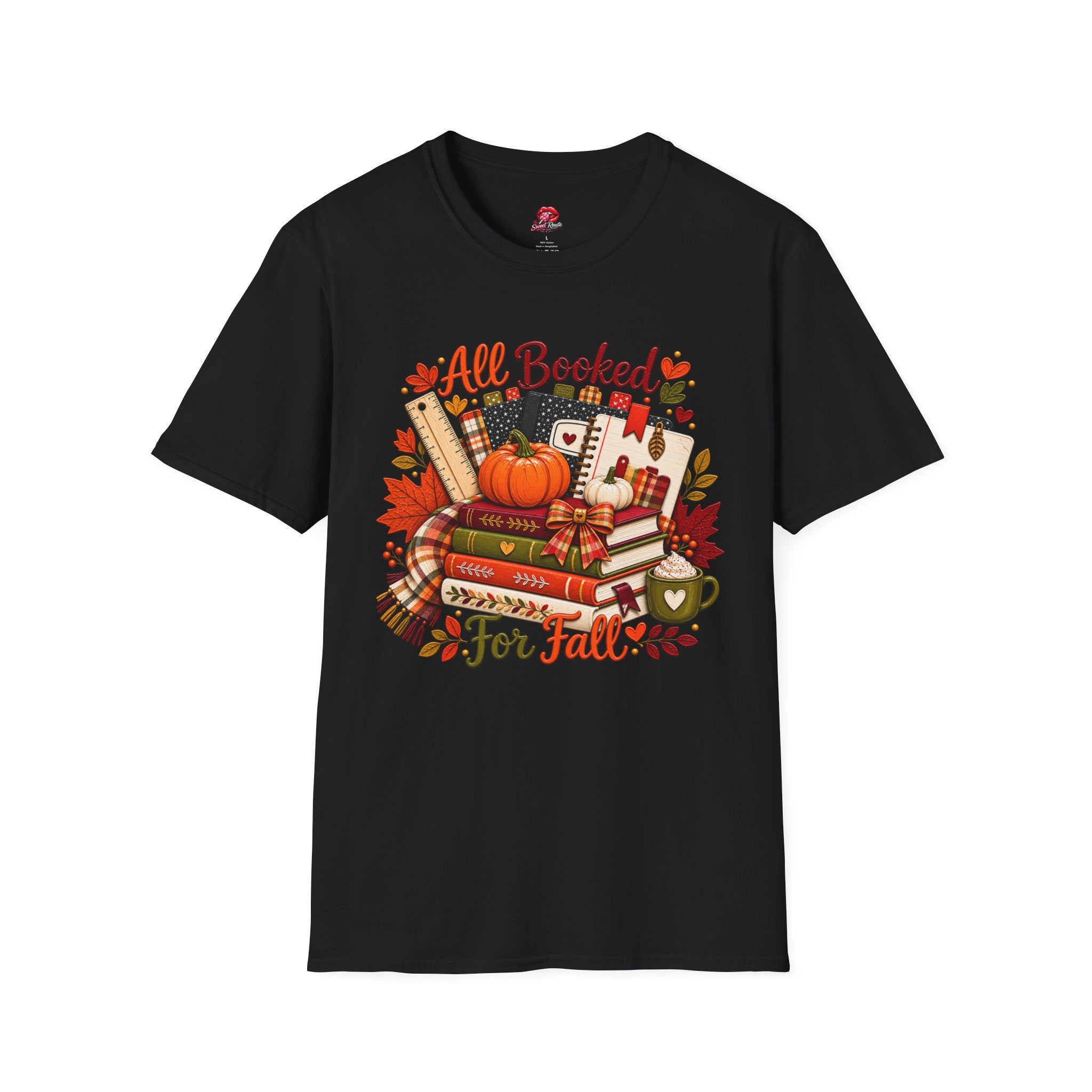 Cozy Autumn All Booked For Fall Tee