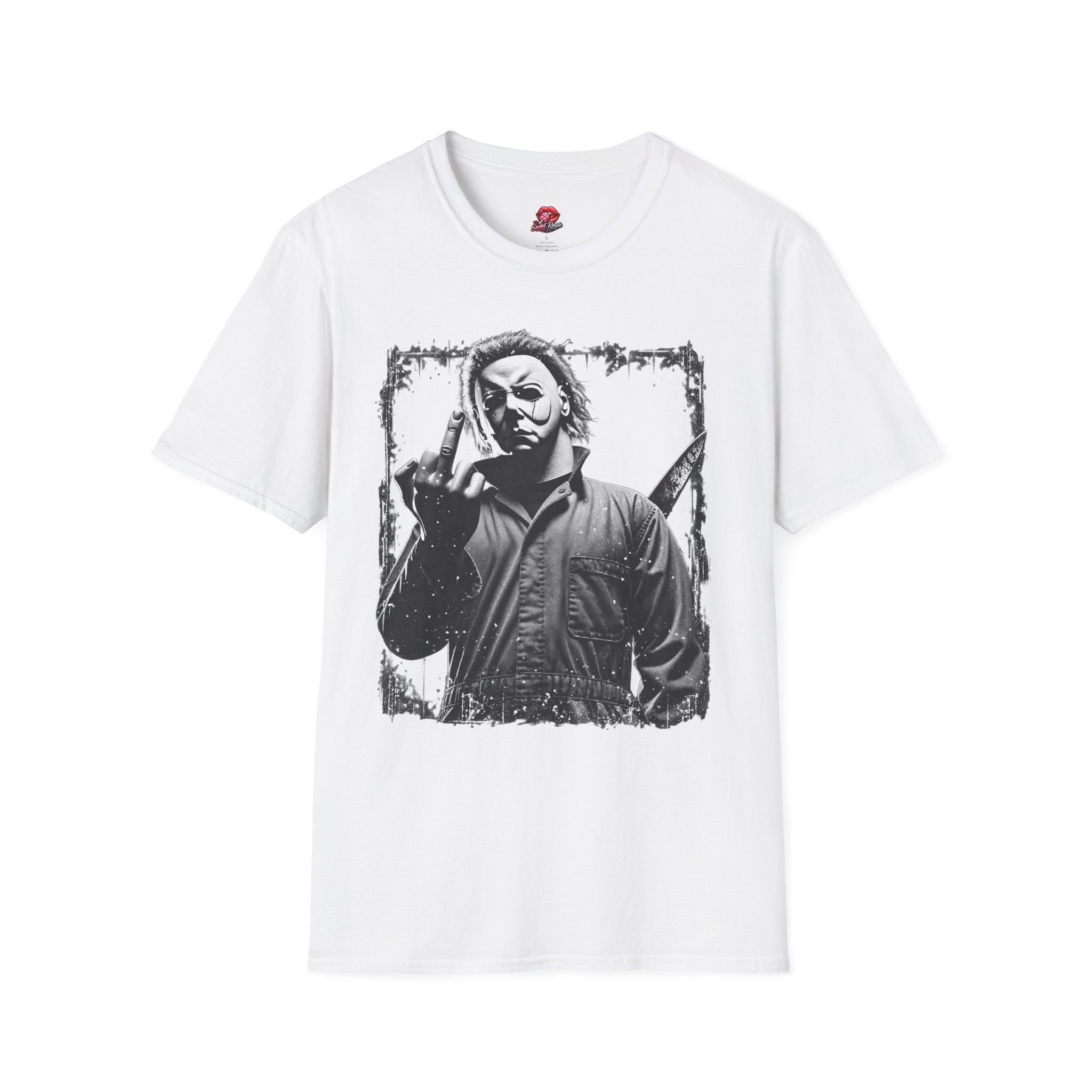 Vintage Black & White Slasher Tee