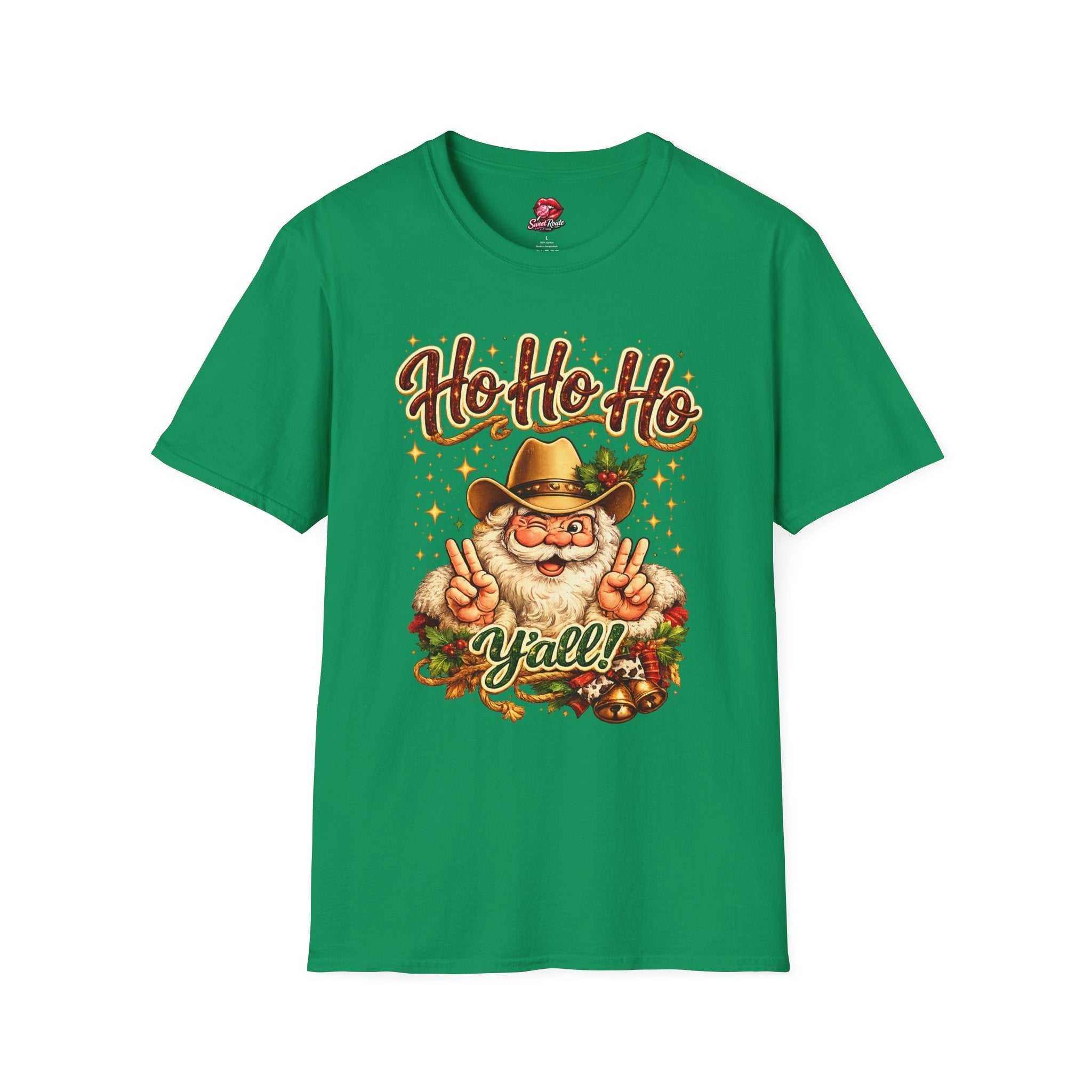 Ho Ho Ho Cowboy Santa T-Shirt