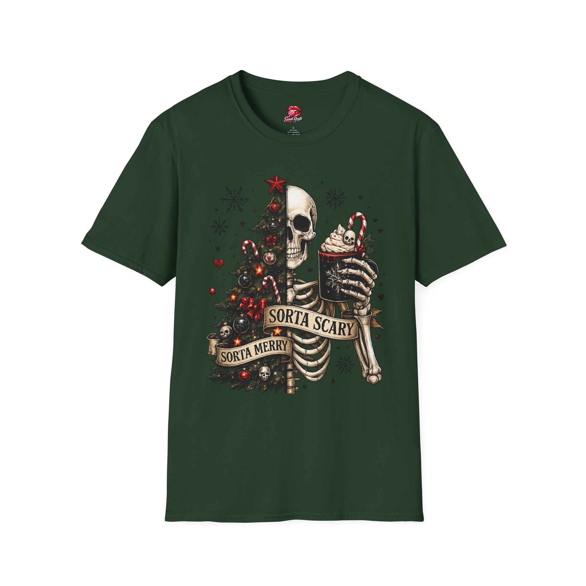 Skull Christmas Tree T-Shirt