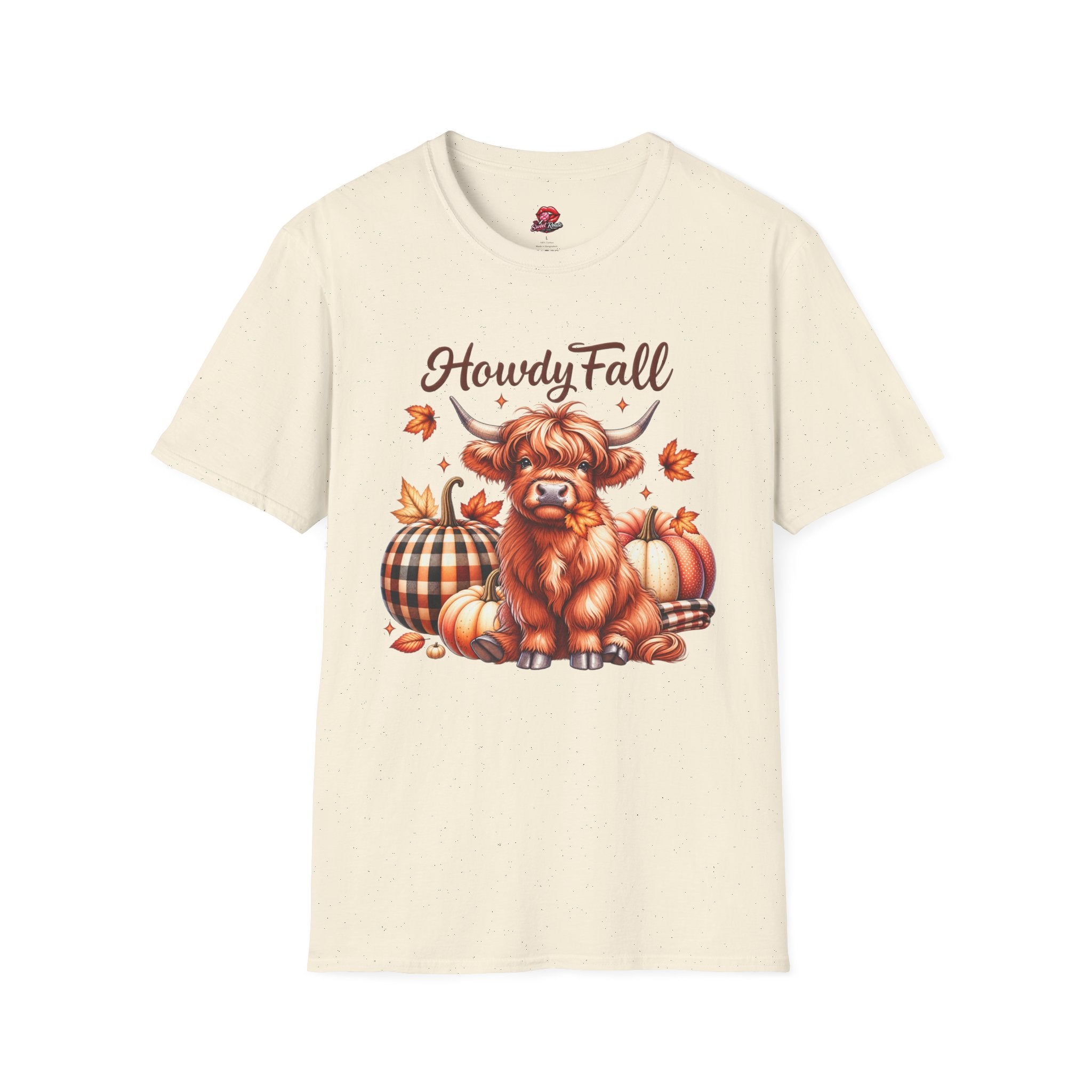 Howdy Fall Highland Cow Tee