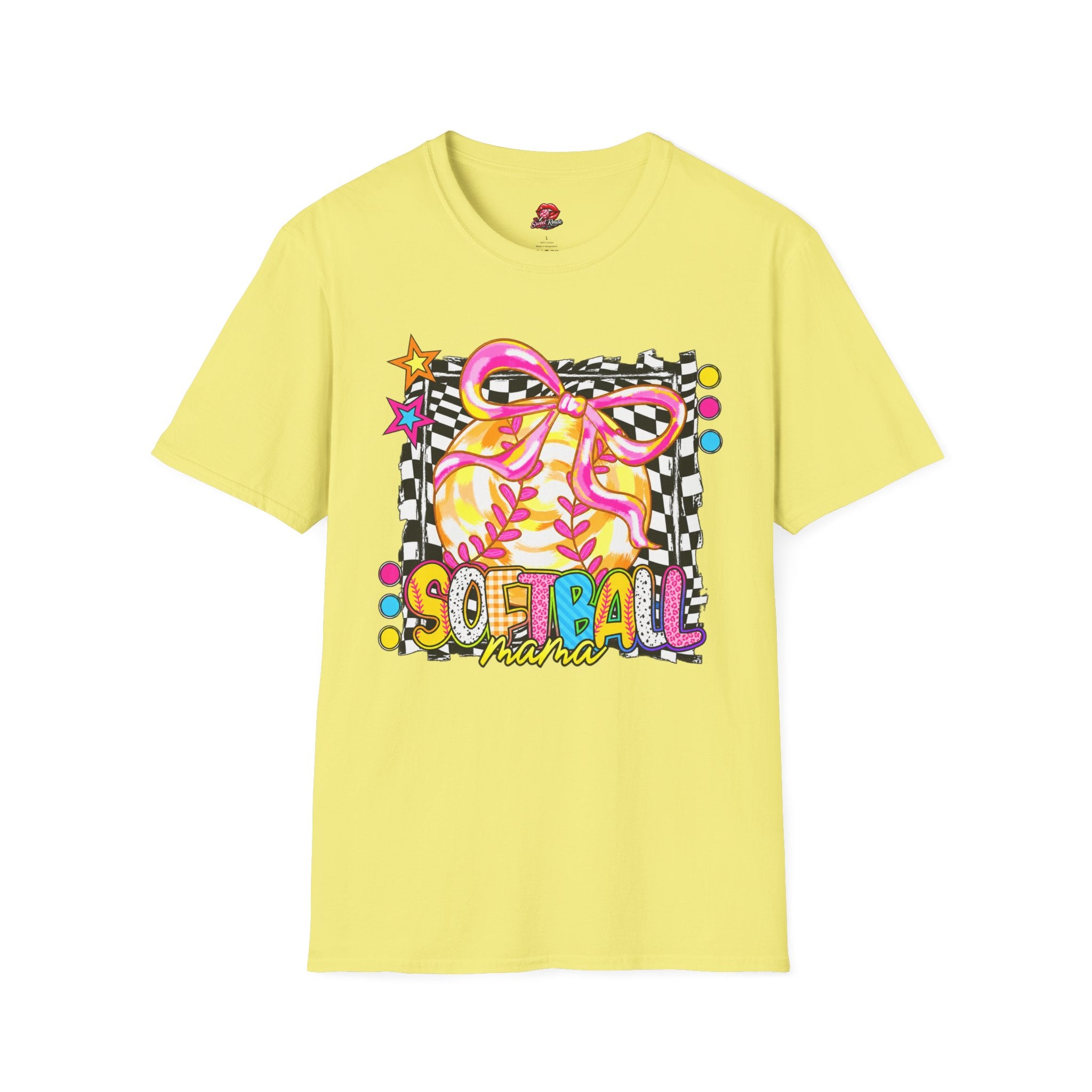 Softball Mama Bow T-Shirt