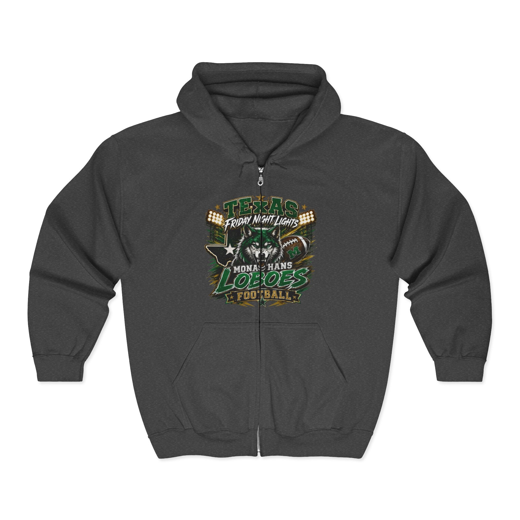 Loboes Football Full-Zip Hoodie